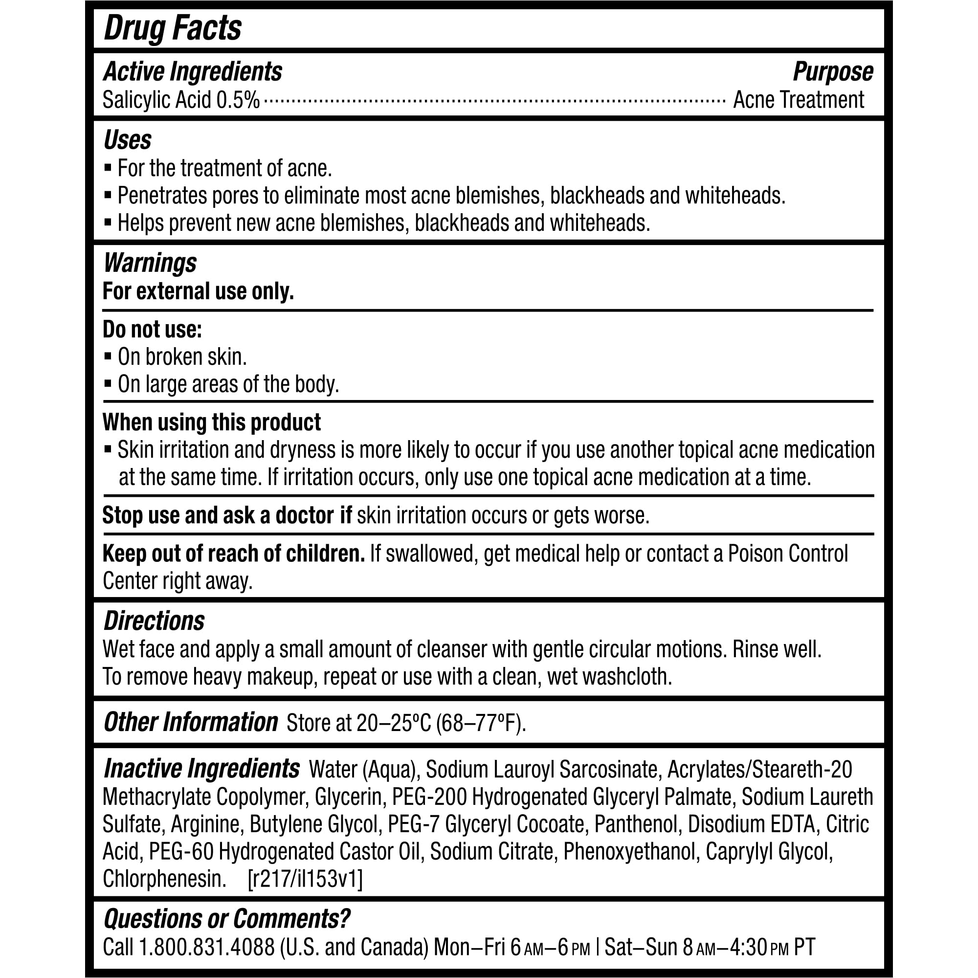 Paula's Choice CLEAR Pore Normalizing Facial Cleanser, Acne Daily Face Wash, Salicylic Acid Face Cleanser for Clogged & Enlarged Pores Paula's Choice buy supplements canada