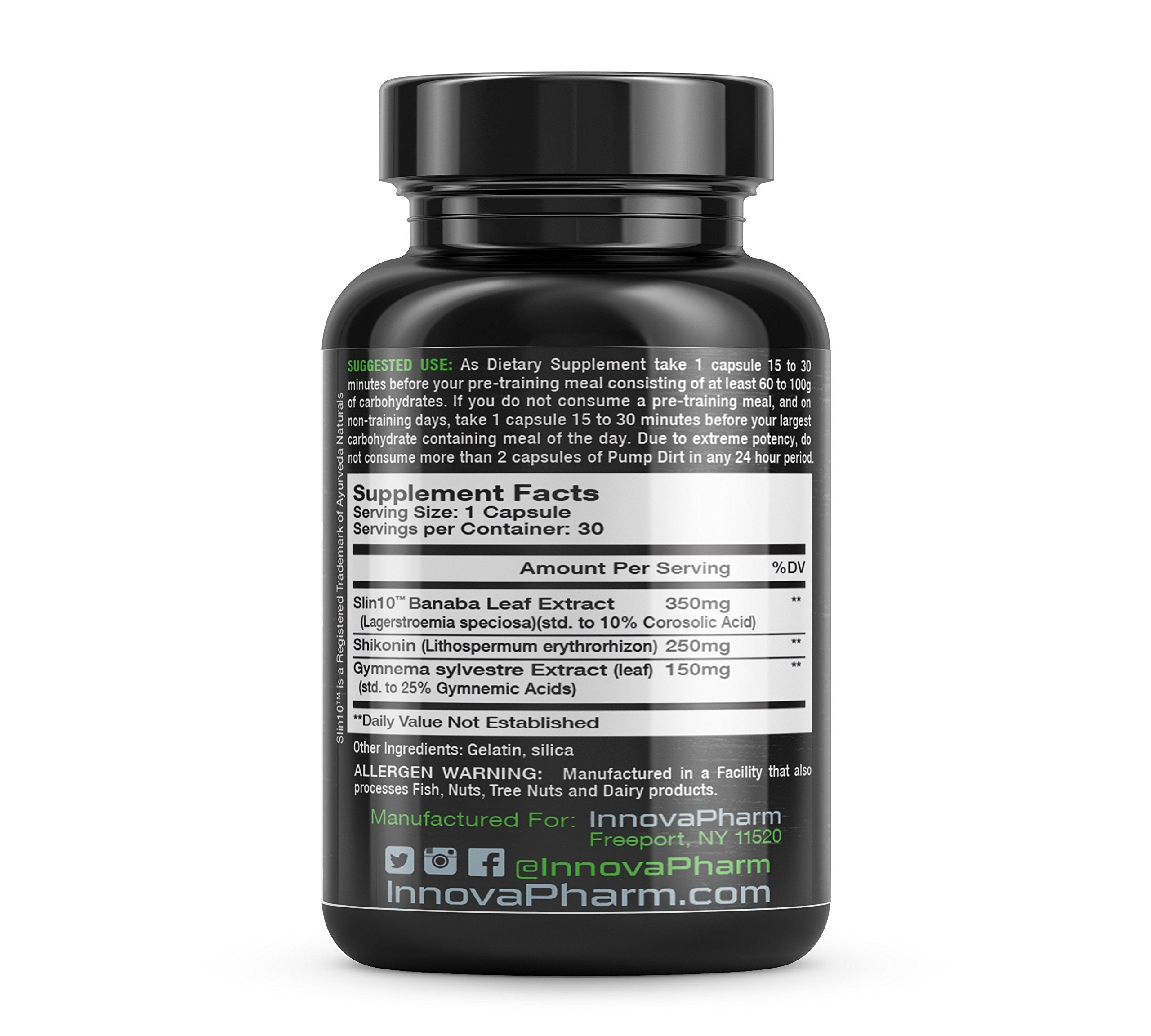 InnovaPharm Pump Dirt - 30 Capsules InnovaPharm buy supplements canada