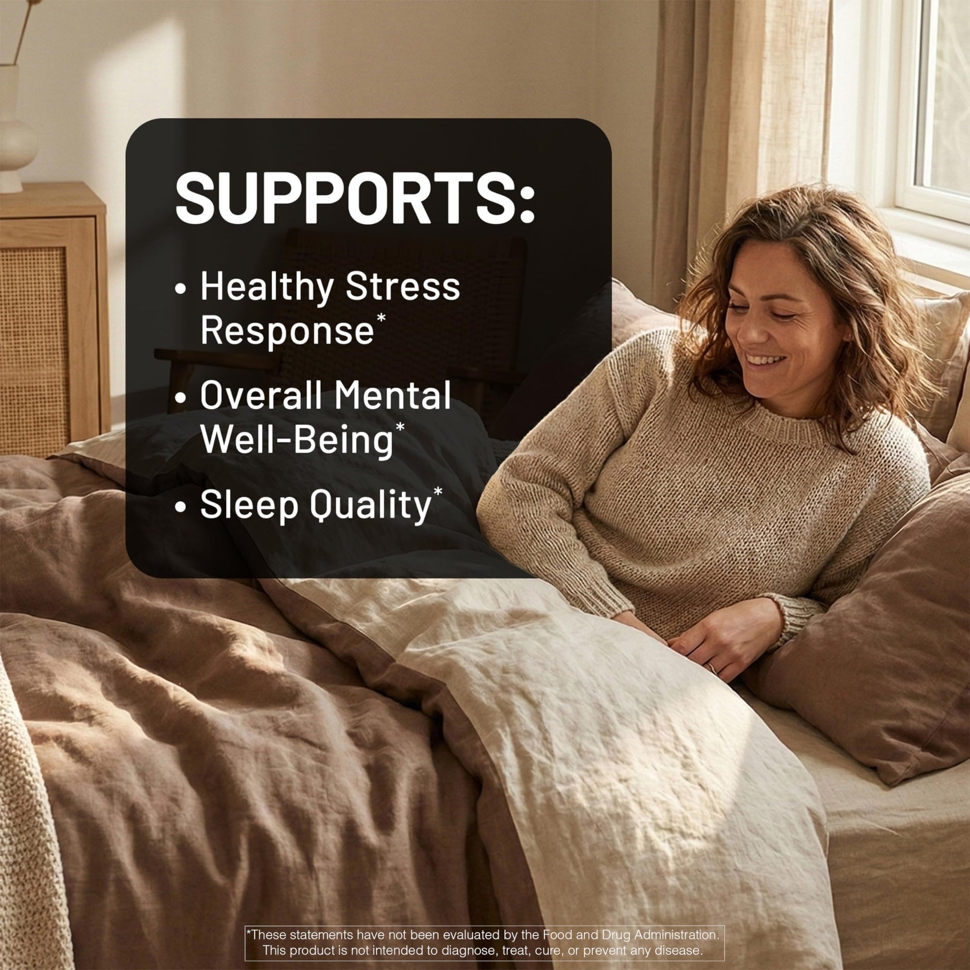 NatureWise Ashwagandha for Stress - With KSM-66 Extract, GABA, L-Theanine, Rhodiola Rosea - Herbal Mood & Sleep Support - Vegan, Non-GMO, Gluten-Free - 60 Capsules[1-Month Supply] NatureWise buy supplements canada