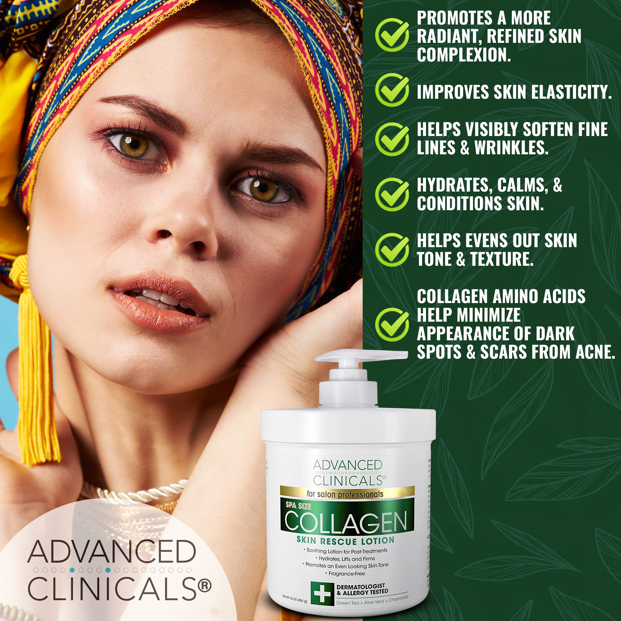 Advanced Clinicals Retinol Body Lotion + Collagen Cream 2pc Body Skin Care Set Advanced Clinicals buy supplements canada