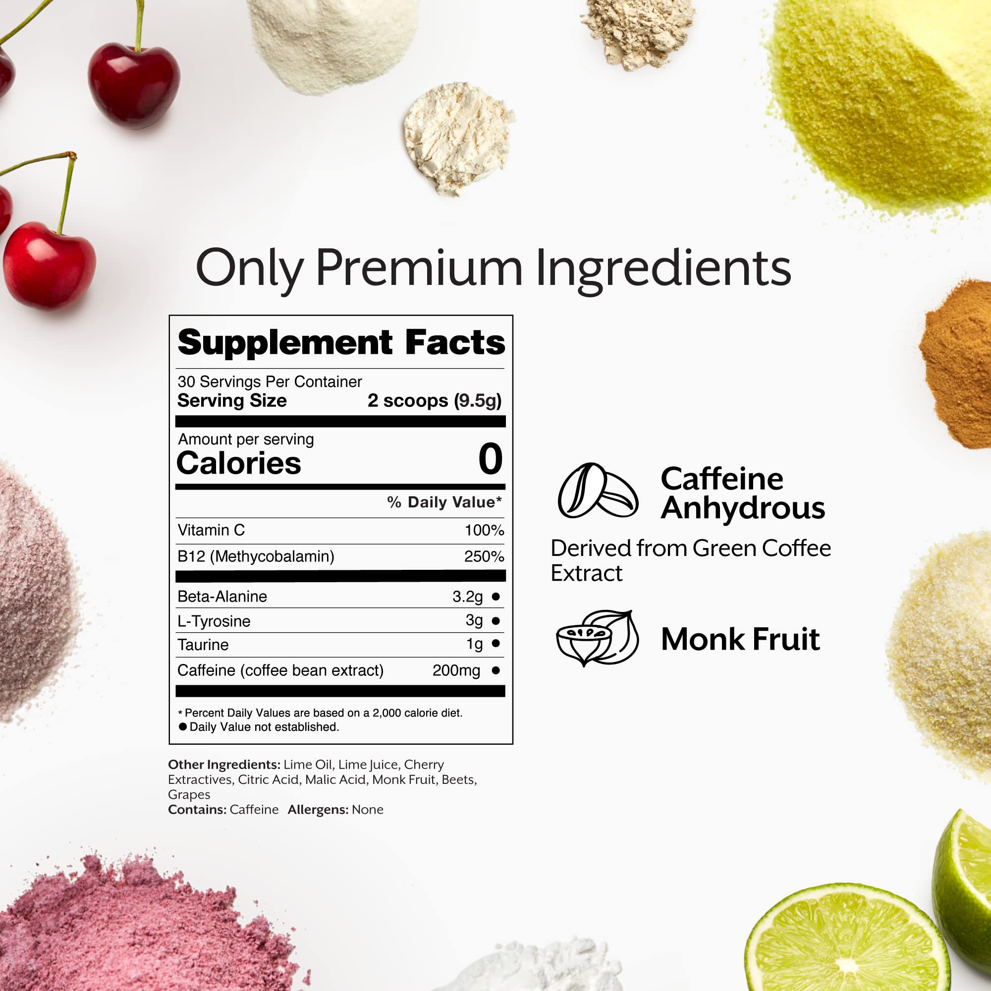 Promix Pre-Workout Powder, Cherry Lime - Maximize Focus & Performance - Helps Muscle ProMix Nutrition buy supplements canada