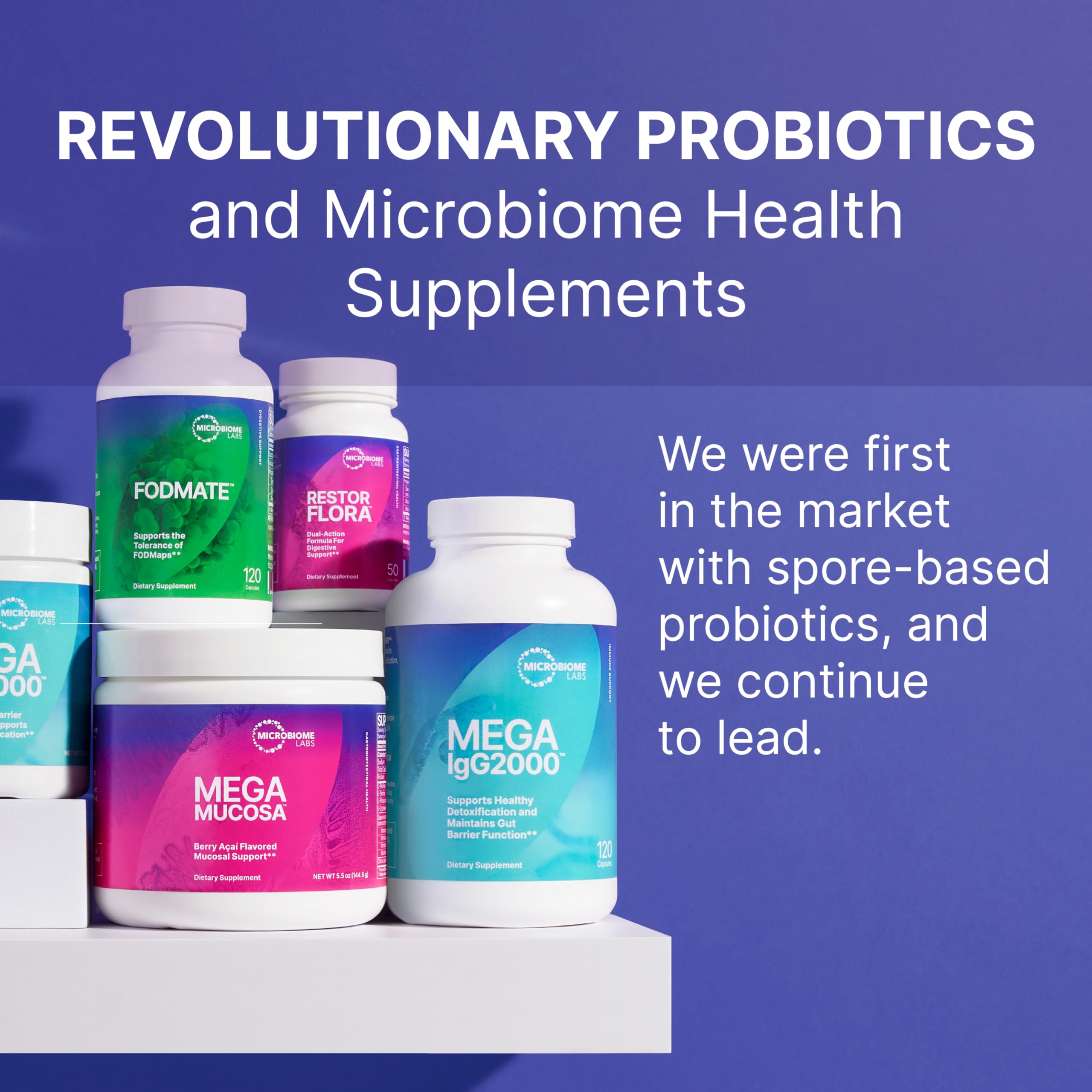 Microbiome Labs MegaSporeBiotic Probiotics for Women & Men - Spore-Based Probiotic for Gut Health & Digestive Support - Shelf-Stable, Travel-Friendly, Mens & Womens Probiotics (60 Capsules) Microbiome Labs buy supplements canada