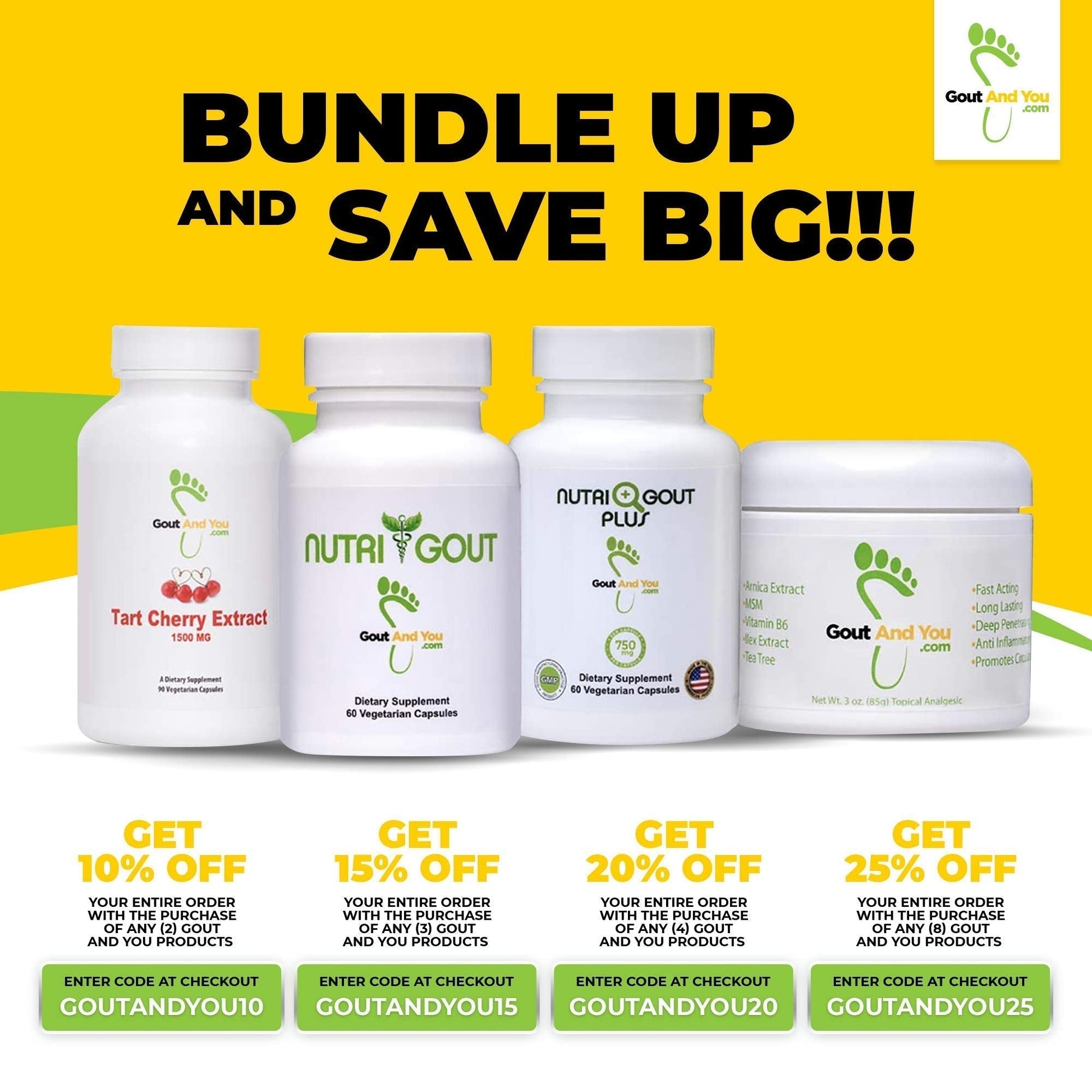 Gout and You Joint & Muscle Relief Cream - Fast Acting Joint Discomfort and Muscle Ache Relieving Rub with Arnica/Ilex Leaf Extract, Aloe Vera and Tea Tree Oil Gout and You buy supplements canada