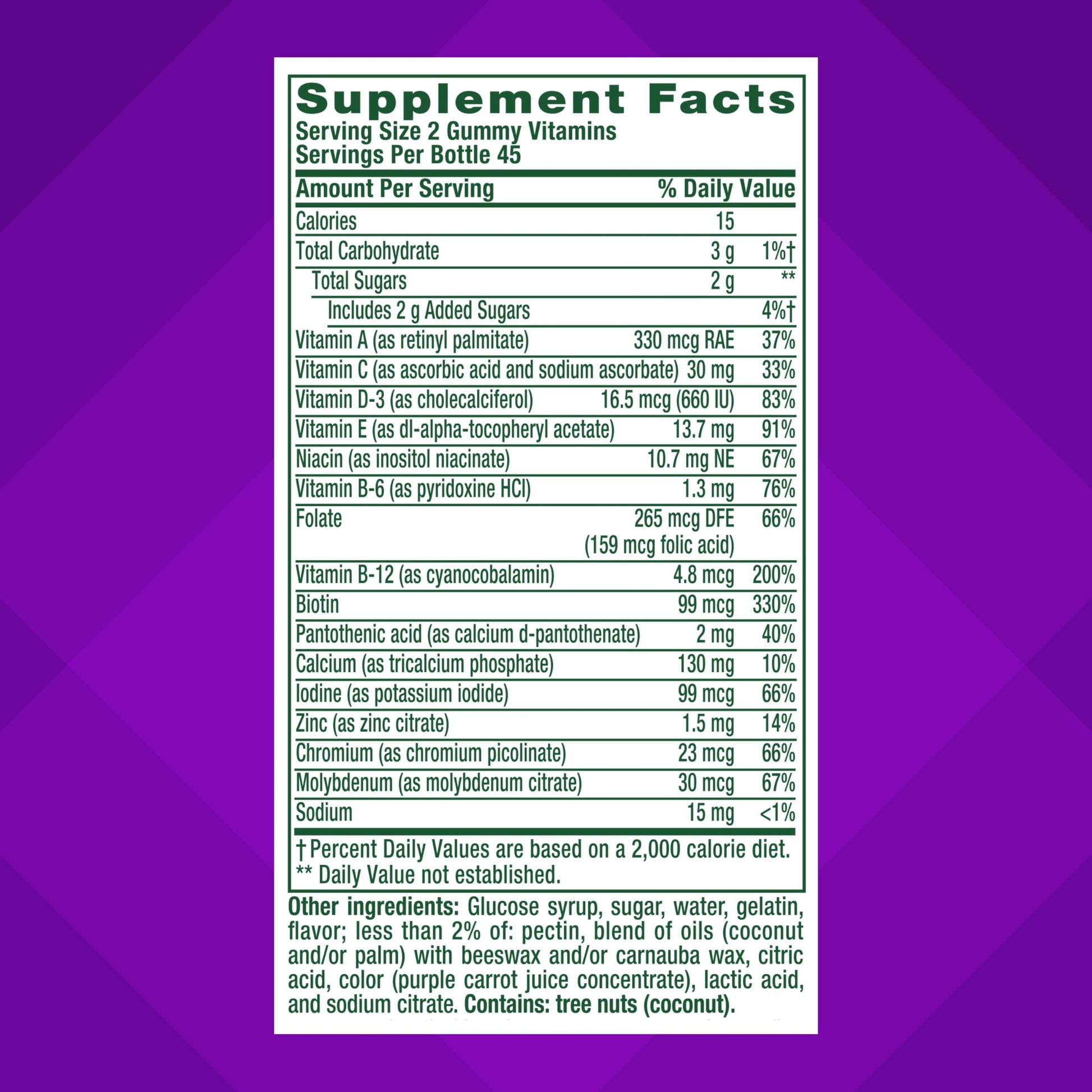vitafusion GLP-1 Support Multivitamin, Vitamin and Mineral Blend, 15 Essential Nutrients, Citrus Berry Flavor, 90 Count, 45 Day Supply  Vitafusion buy supplements canada