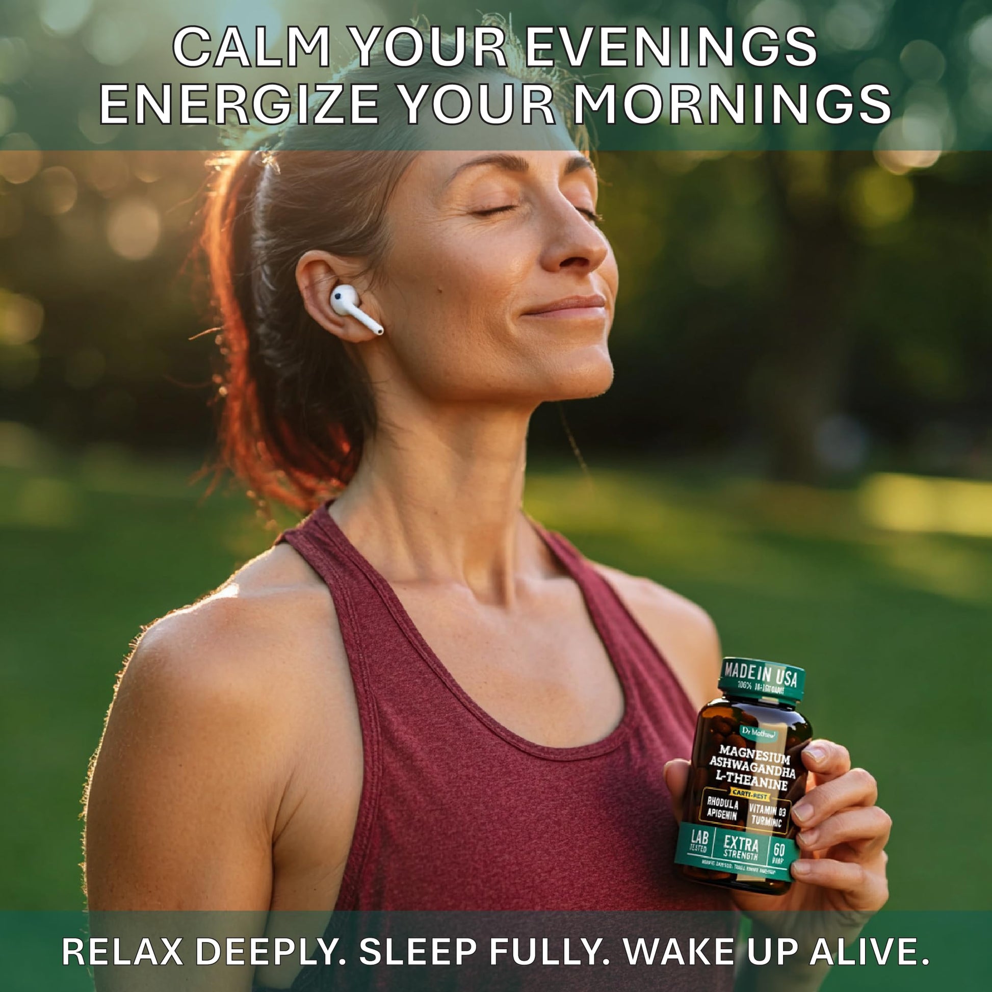 Cortisol Reducer & Adrenal Support Supplement–Natural Stress Relief with Ashwagandha KSM-66, Magnesium Glycinate & Citrate, L-Theanine, Rhodiola, Apigenin, Turmeric & Vitamin D3–Calm Mood & Relaxation Dr. Matthew buy supplements canada