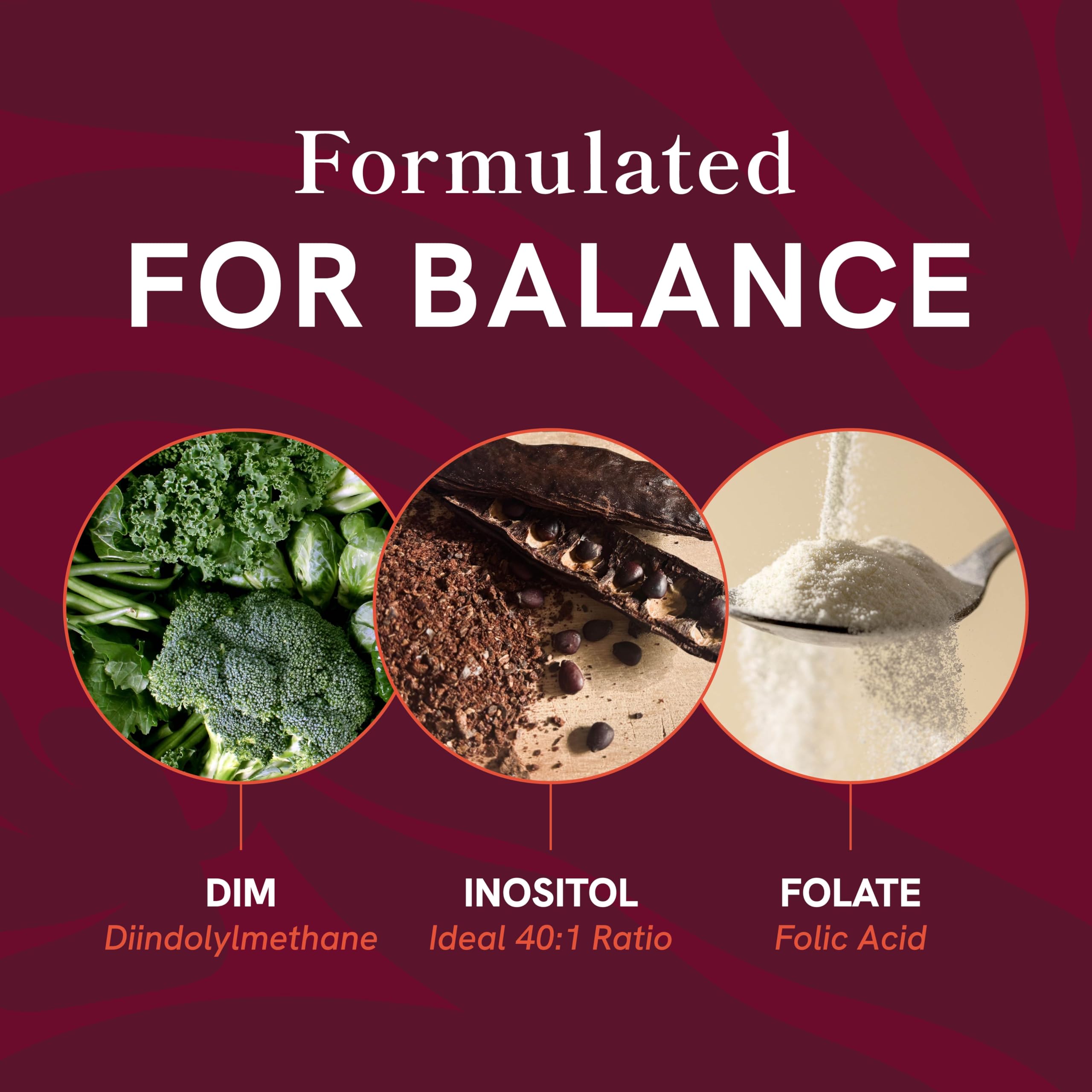 Ovarian Support for Hormone Balance for Women | Healthy Ovulation, Menstrual Cycle & Reproductive Health Support | DIM Supplement with Myo-Inositol & D-Chiro Inositol & Folate Complex | 30 Day Supply SMNutrition buy supplements canada