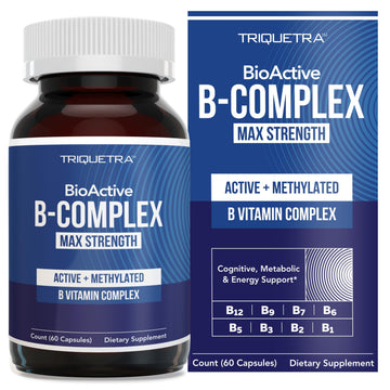 BioActive Vitamin B Complex - Blood Stream Ready, Methylated B Complex - Featuring Methylfolate, 3 BioActive Forms of B12, BenfoPure® B1 & Pantesin Triquetra Health buy supplements canada