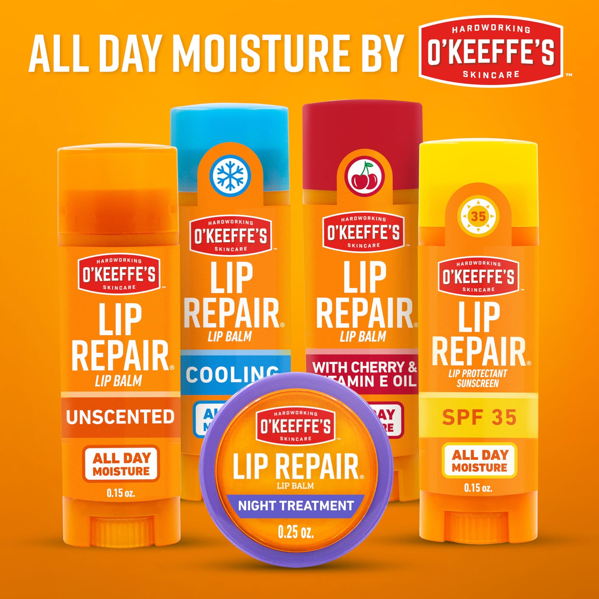 O'Keeffe's Lip Repair SPF 35 Lip Balm - Stick (3 Pack) - Sun-Safe Moisturizer for Extremely Cracked, Dry Lips O'Keeffe's buy supplements canada