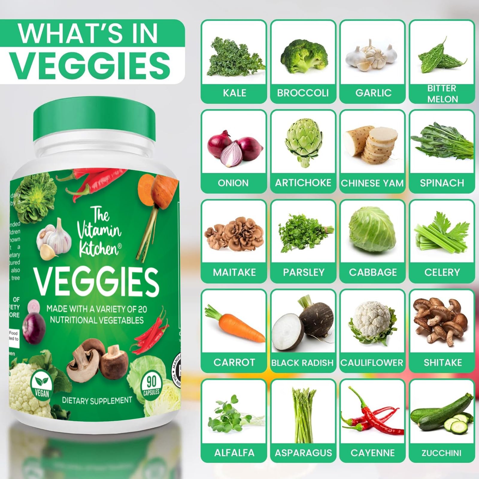 The Vitamin Kitchen Fruit and Veggie Supplements-90 Fruits, 90 Veggies Capsules The Vitamin Kitchen buy supplements canada
