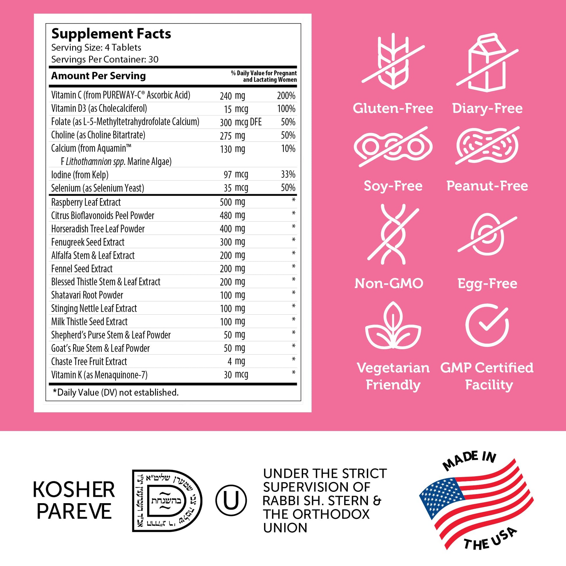 Zahler Postnatal Flow for Advanced Lactation Support, Breastfeeding + Postnatal Support, 120 Tablets. Zahler buy supplements canada