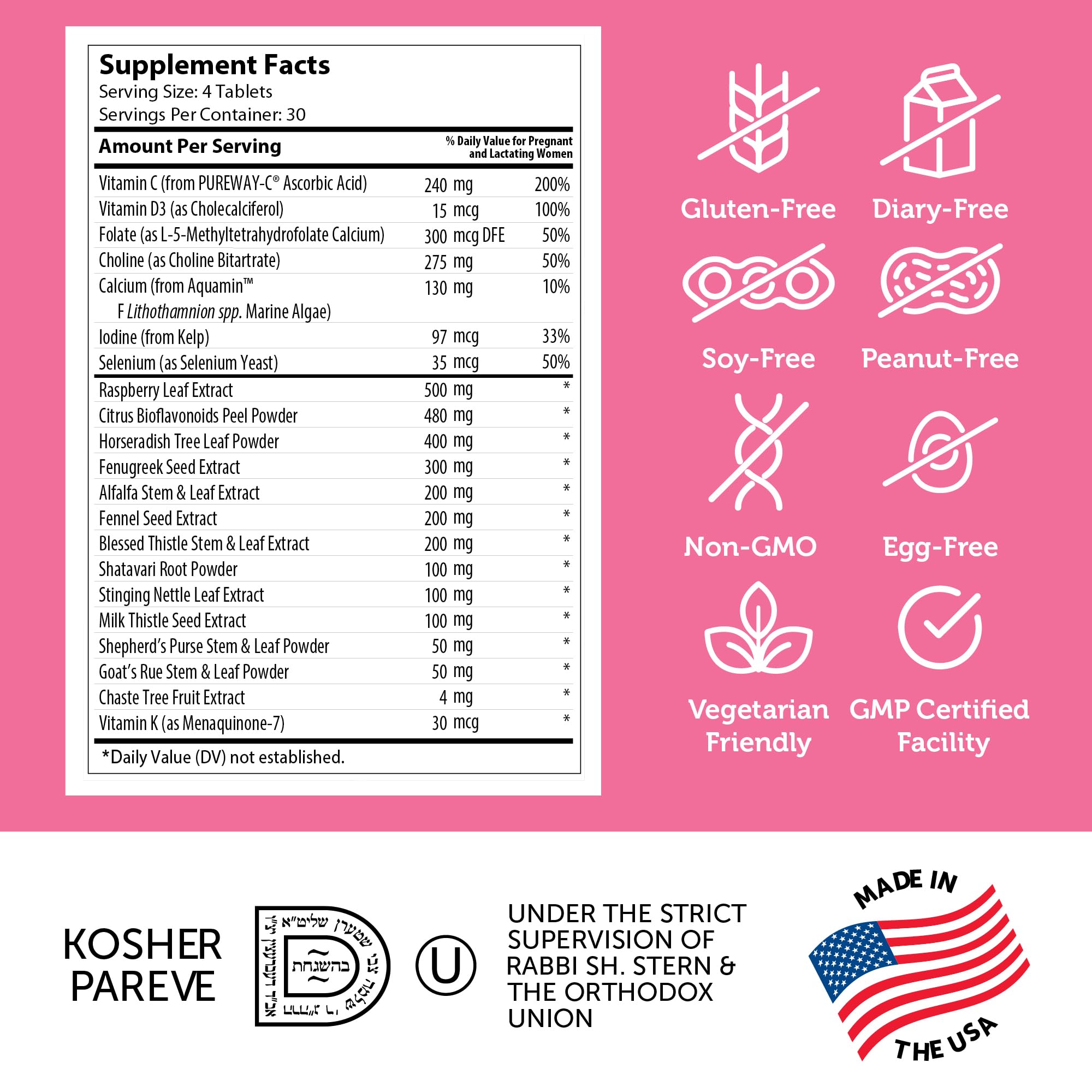 Zahler Postnatal Flow for Advanced Lactation Support, Breastfeeding + Postnatal Support, 120 Tablets. Zahler buy supplements canada