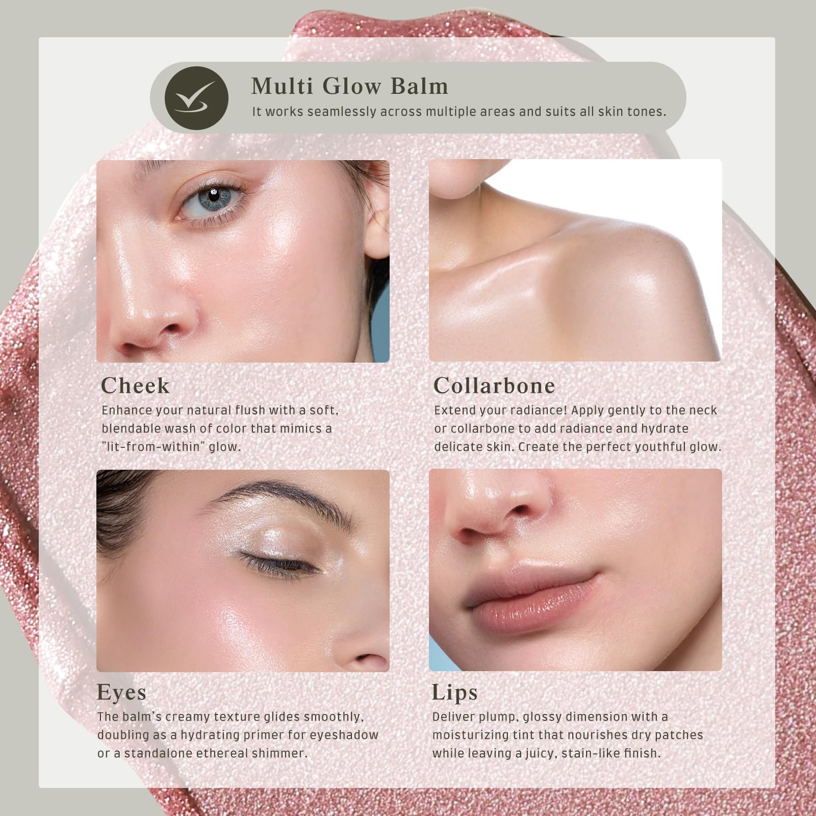 bayfree Multi Glow Balm, Cream Blush for Cheeks, Blush Balm Face Makeup, Radiant Finish, Hydrating, Creamy, Lightweight & Blendable Color, Face Makeup 0.63 Oz bayfree buy supplements canada
