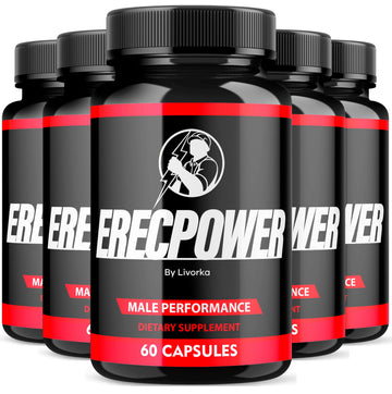LIVORKA Erecpower Multivitamin Male Performance Capsules for Mens Health, Advanced Formula - 300 Capsules (5 Month Supply) - Pack of 5 LIVORKA buy supplements canada