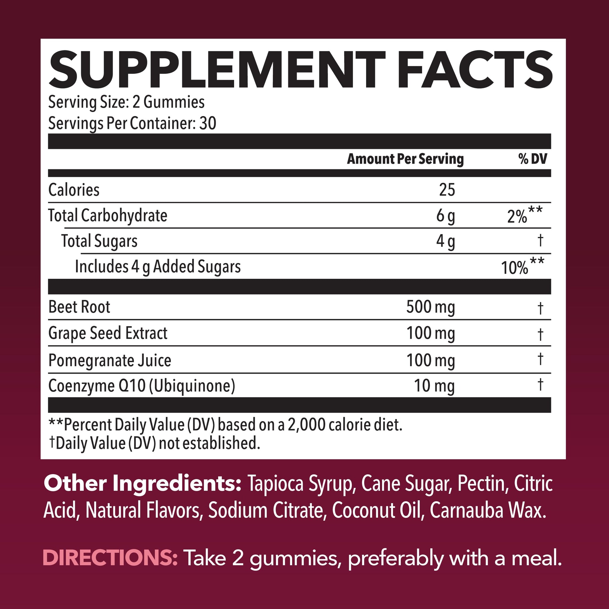 Beet Root Gummies with COQ10 & Pomegranate - Nitric Oxide Supplement for Men and Women - Beetroot for Endurance, Performance, Recovery - Vegan, Non-GMO, Gluten Free HAVASU NUTRITION buy supplements canada