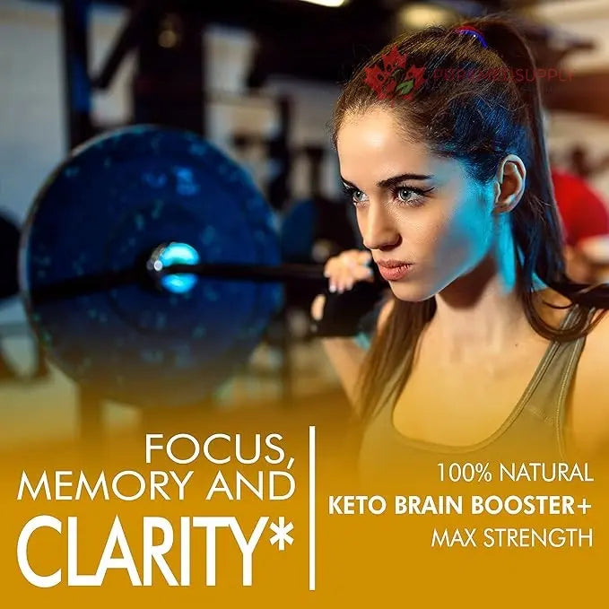 Keto Brain Booster - Brain Supplement - Focus, Concentration, Memory Neuro Supplement for Women & Men - Supports Learning, Energy, Immunity - All Natural, Non GMO, Made in USA - 60 Capsules Slim Heat buy supplements canada