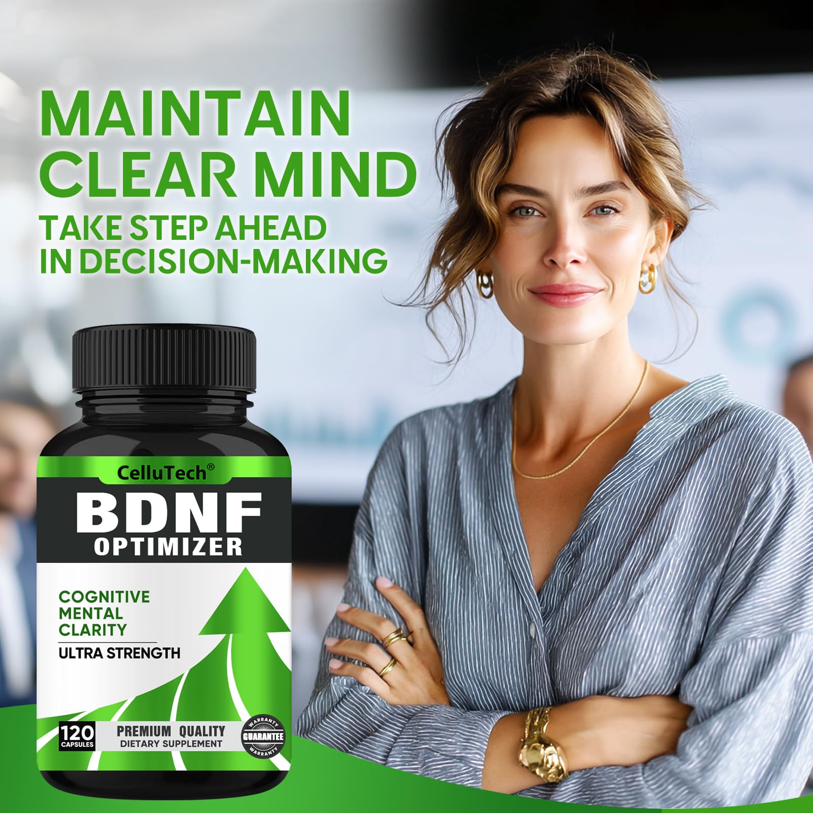 Nootropic Brain Supplement for Memory & Focus Support – Advanced Cognitive Formula for Mental Clarity & Mood Balance with Bacopa Monnieri, Lion's Mane, Alpha GPC & Omega-3 – 120 Capsules CelluTech buy supplements canada
