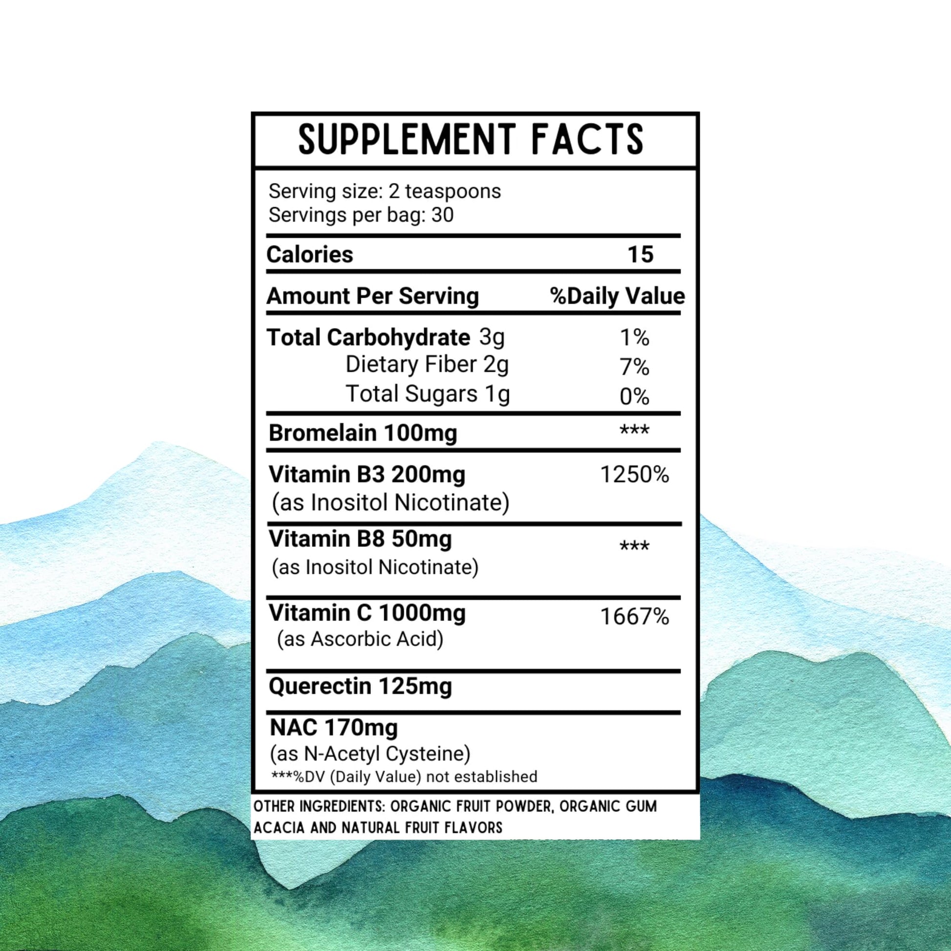 Revitalize Wellness Organic Seasonal Defense Powder Formerly Allergy Defense | Bromelain, Vitamin B3, Vitamin C, Quercetin, and NAC | No Sugar Added | Fruit Punch Flavor | 30 Servings Revitalize Wellness buy supplements canada