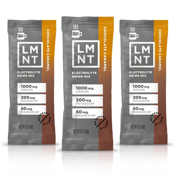 LMNT Hot Chocolate and Coffee Mixer - Chocolate Caramel Salt Electrolytes | No Sugar Drink LMNT buy supplements canada