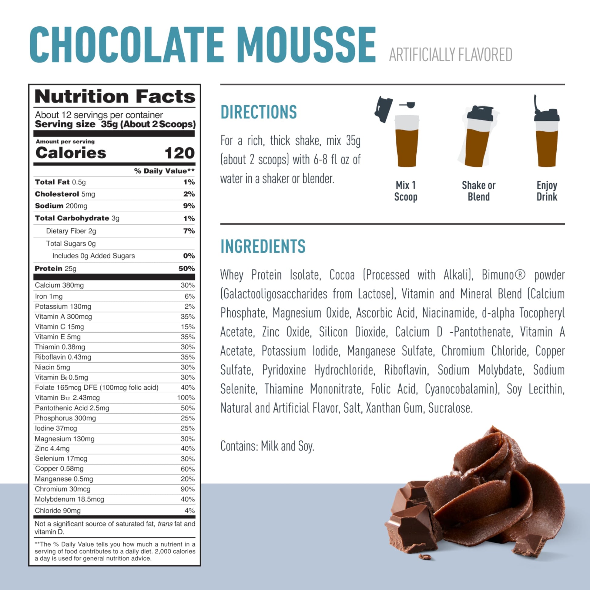 Isopure Protein + Gut Health & Immune Support Powder, Chocolate Mousse, 25g Whey Protein with Prebiotics & Vitamins, 12 Servings (Pack of 1) Isopure buy supplements canada