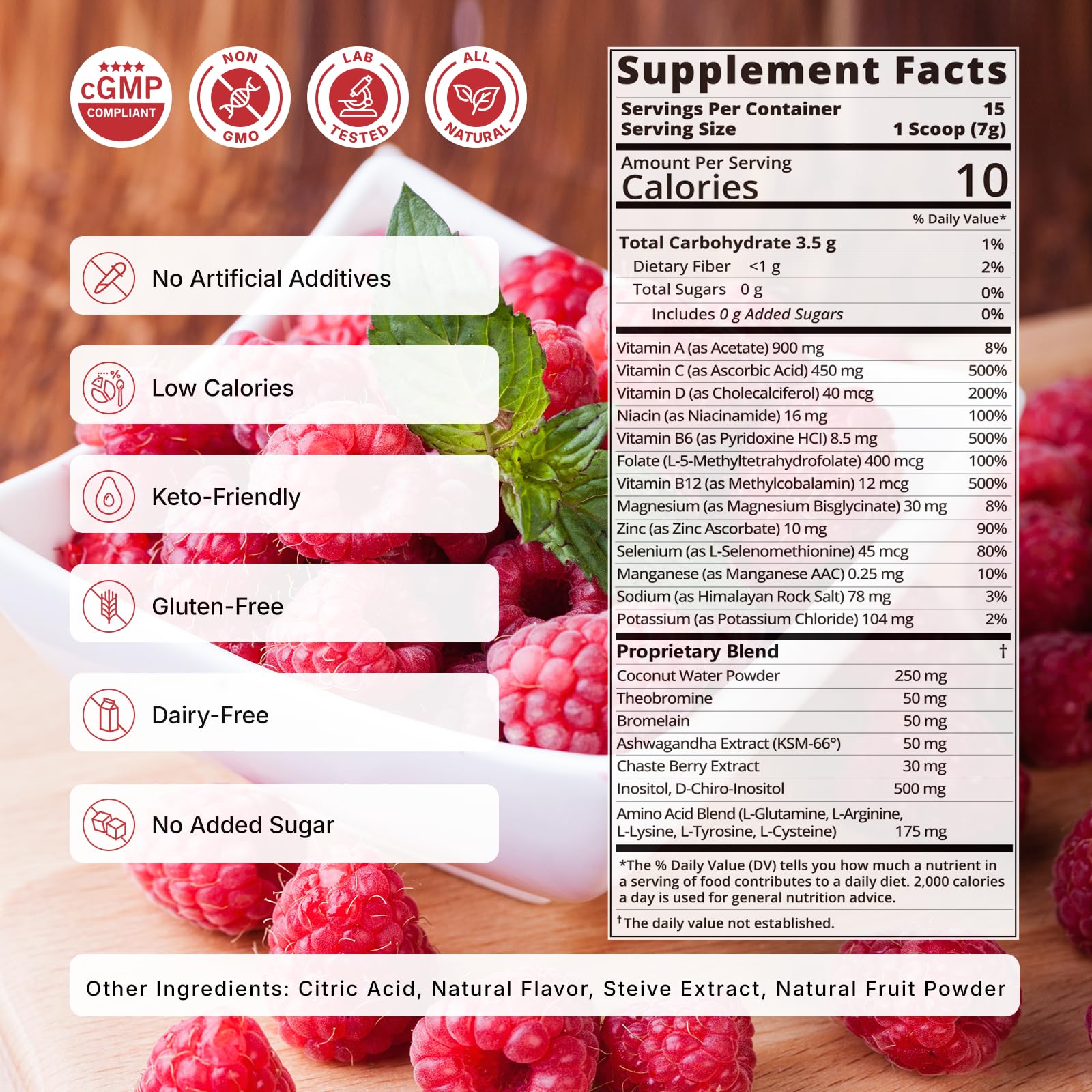 Veltracha Hormone Balance for Women, Myo & D-Chiro Inositol Powder with Folate & Amino Acid & Ashwagandha - Ovarian Support, Mood Regulation & PMS Relief, Raspberry Lemon, 15 Servings Veltracha buy supplements canada