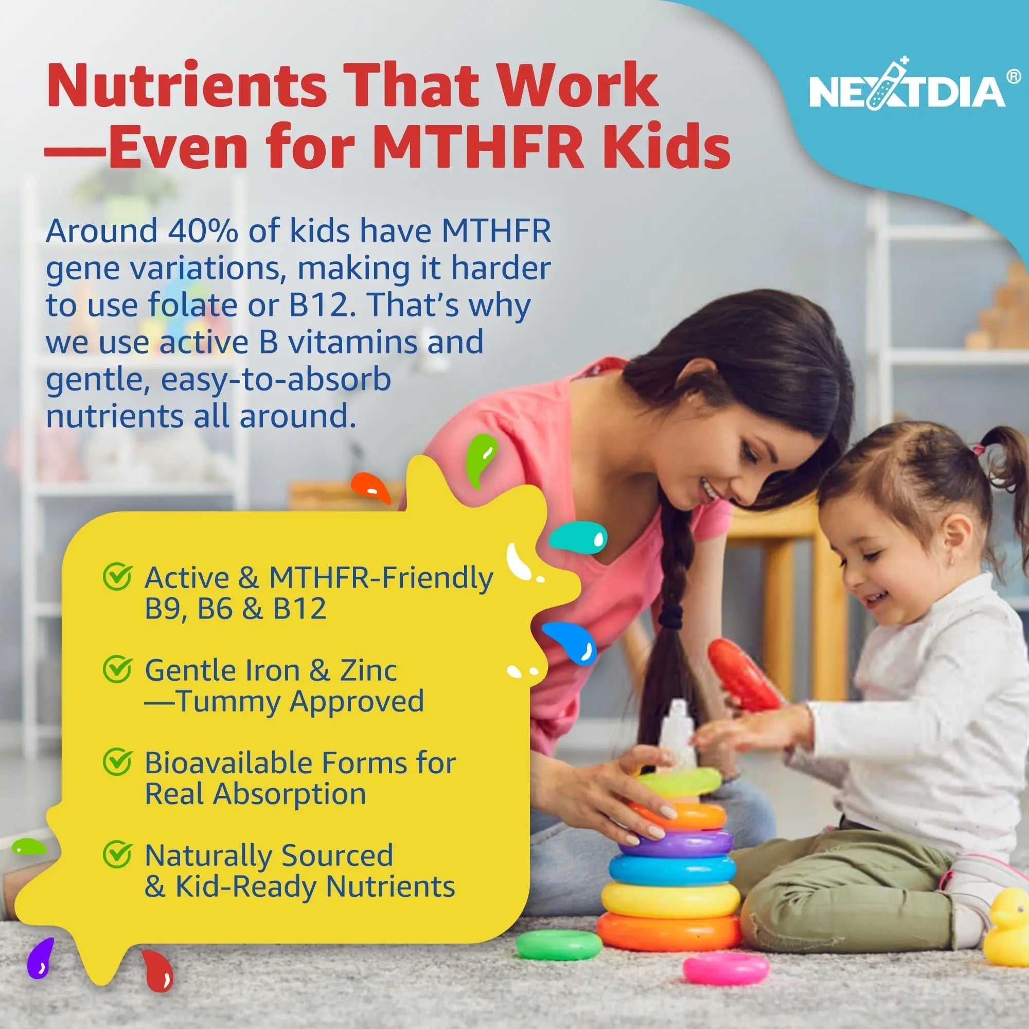 Kids Multivitamin Gummies with Iron, Sugar Free, Kids Daily Vitamins + Probiotics, Algae Omega 3 (EPA/DHA), A, C, D, Methyl B12, Folate, B6, Zinc, Biotin Nextdia buy supplements canada