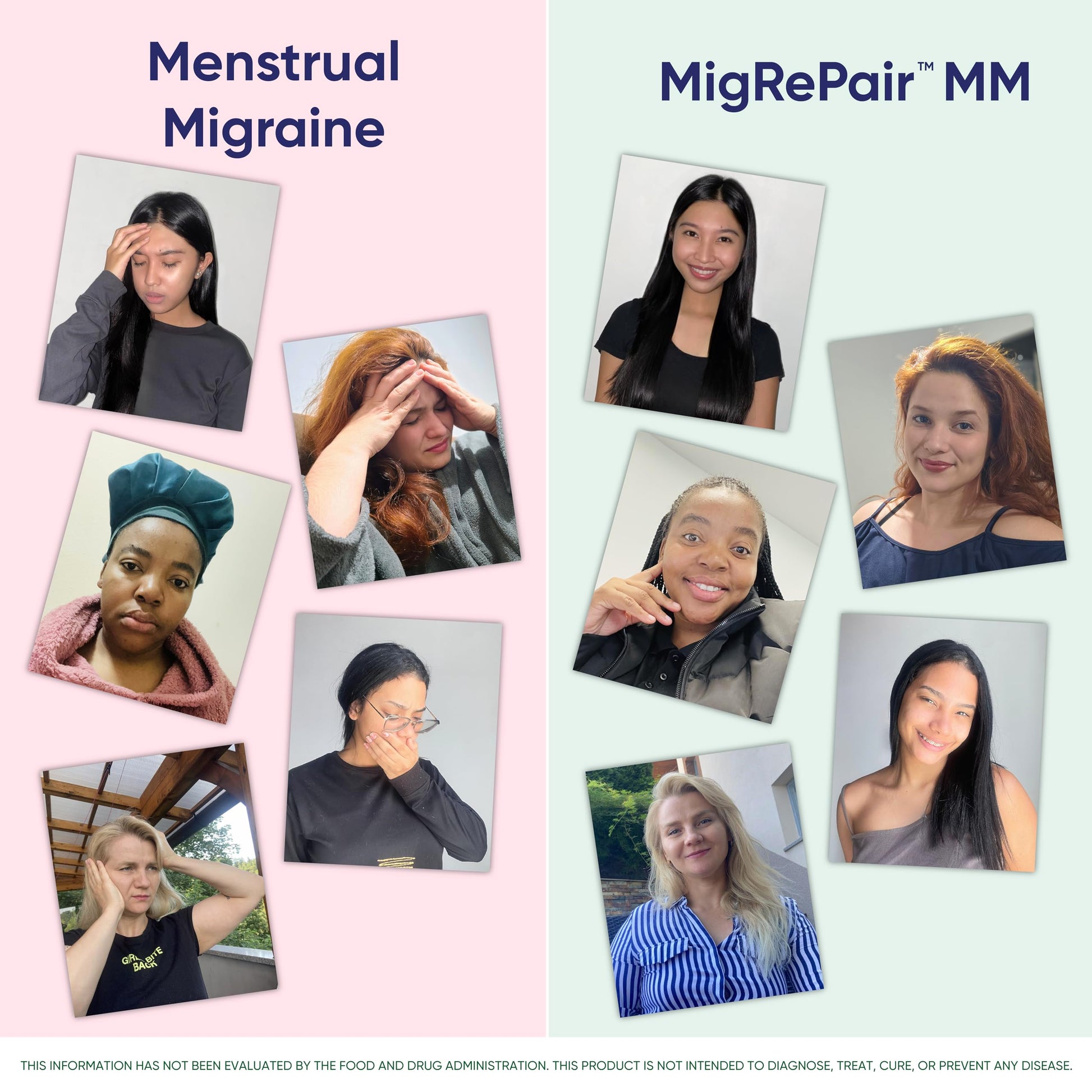 MigRePair MM Bottle of 60 - Doctor Formulated Natural Herbal Migraine Supplement for Women, Menstrual Migraine Relief, Hormonal Migraine Support with Feverfew, White Willow Bark Pine Bark & Grape Seed Migraceutics buy supplements canada