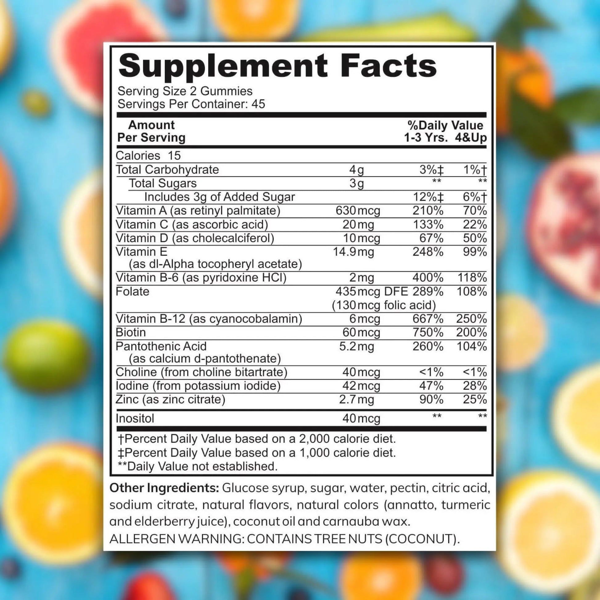 Zaytun Halal Vitamins for Kids Multivitamin Gummies, Naturally Sourced Vitamin A, C, D, E, B6, B12, Biotin - Vegetarian, No Gelatin Zaytun Vitamins buy supplements canada