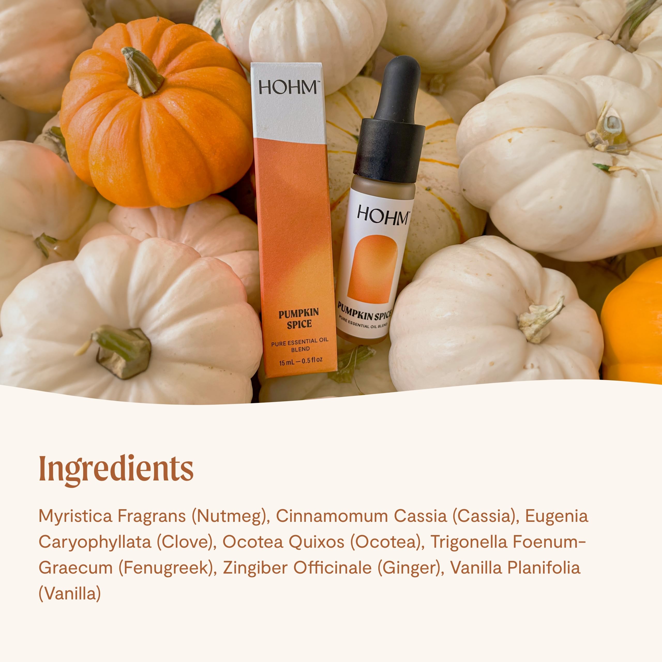 Hohm Pumpkin Spice Essential Oil Blend - Natural, Pure Essential Oil for Your Home Diffuser Hohm buy supplements canada