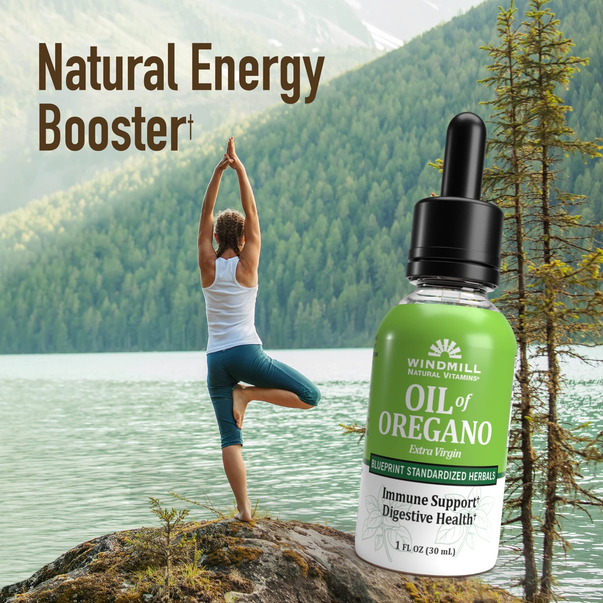 Windmill Natural Vitamins Oil of Oregano, Herbal Blend for Immune Support, Supports Digestive Health, 1 fl oz, 448 Servings Windmill buy supplements canada