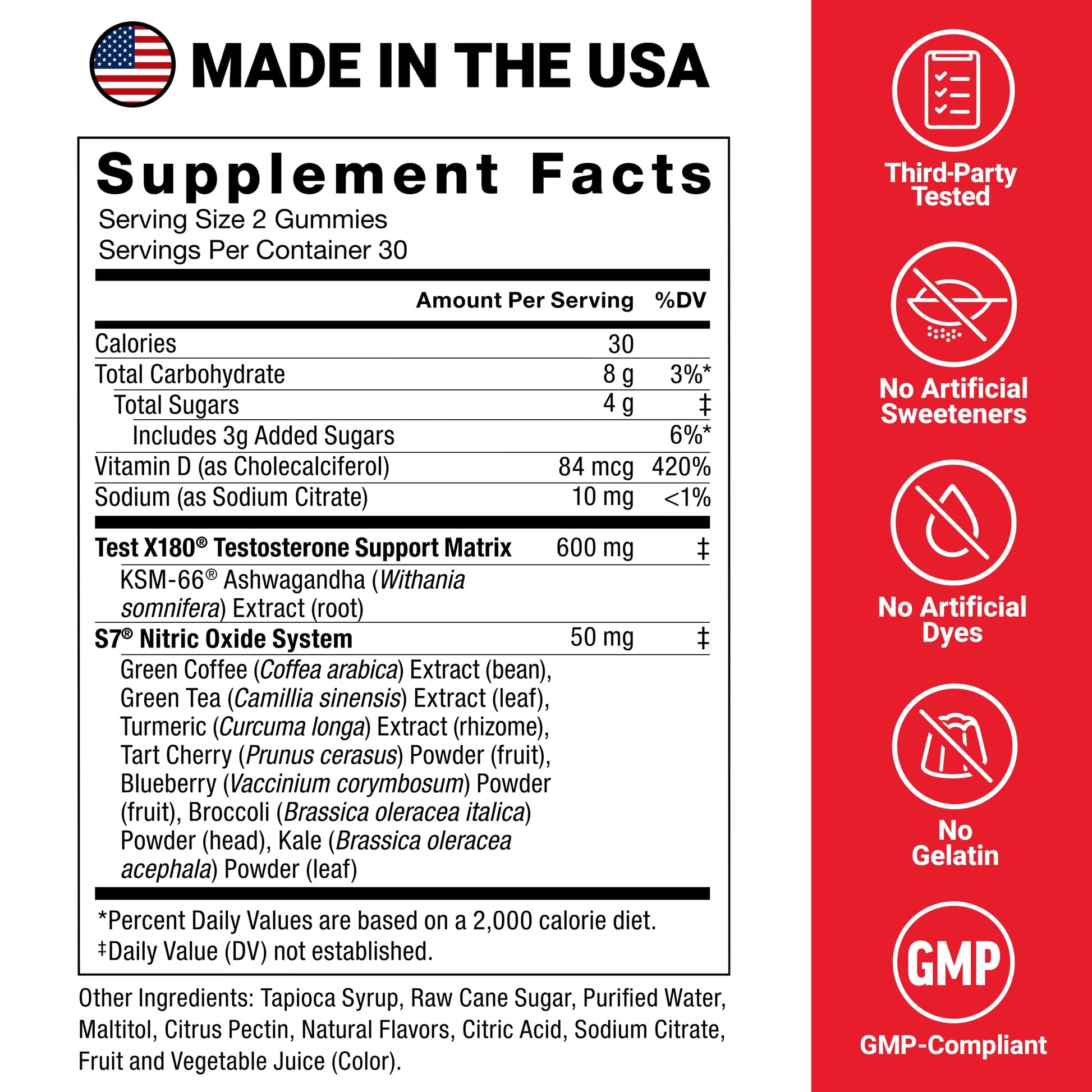 Force Factor Test X180 Max Gummies, Testosterone Booster Supplement for Men, with KSM-66 Ashwagandha to Support T Levels, Strength & Vitality, Mixed Berry, 60 Gummies Force Factor buy supplements canada