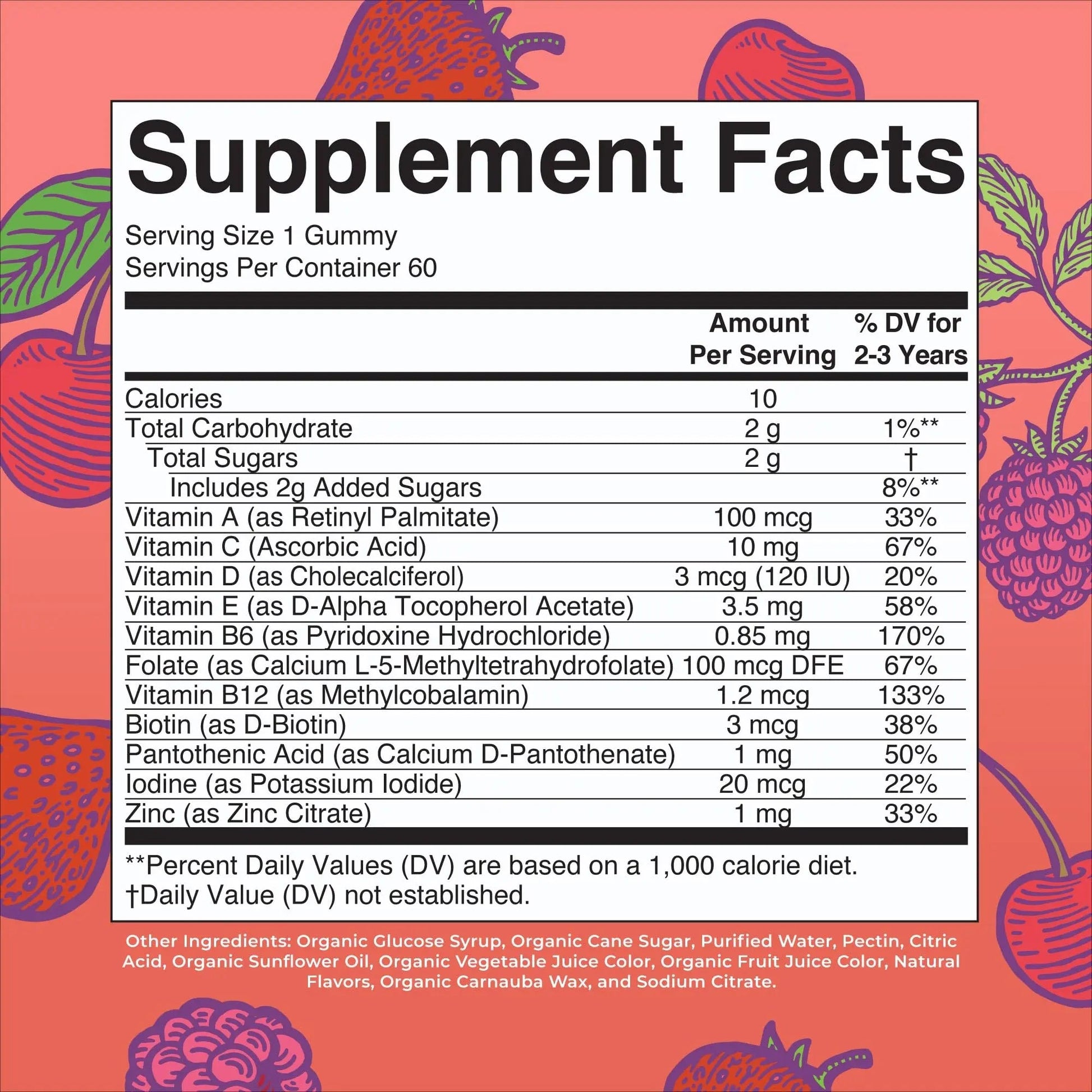 MaryRuth Organics Vitamin Gummy | Kids and Toddlers Age 2+ | USDA | Daily Vitamin C | D3 | Zinc | MaryRuth Organics buy supplements canada