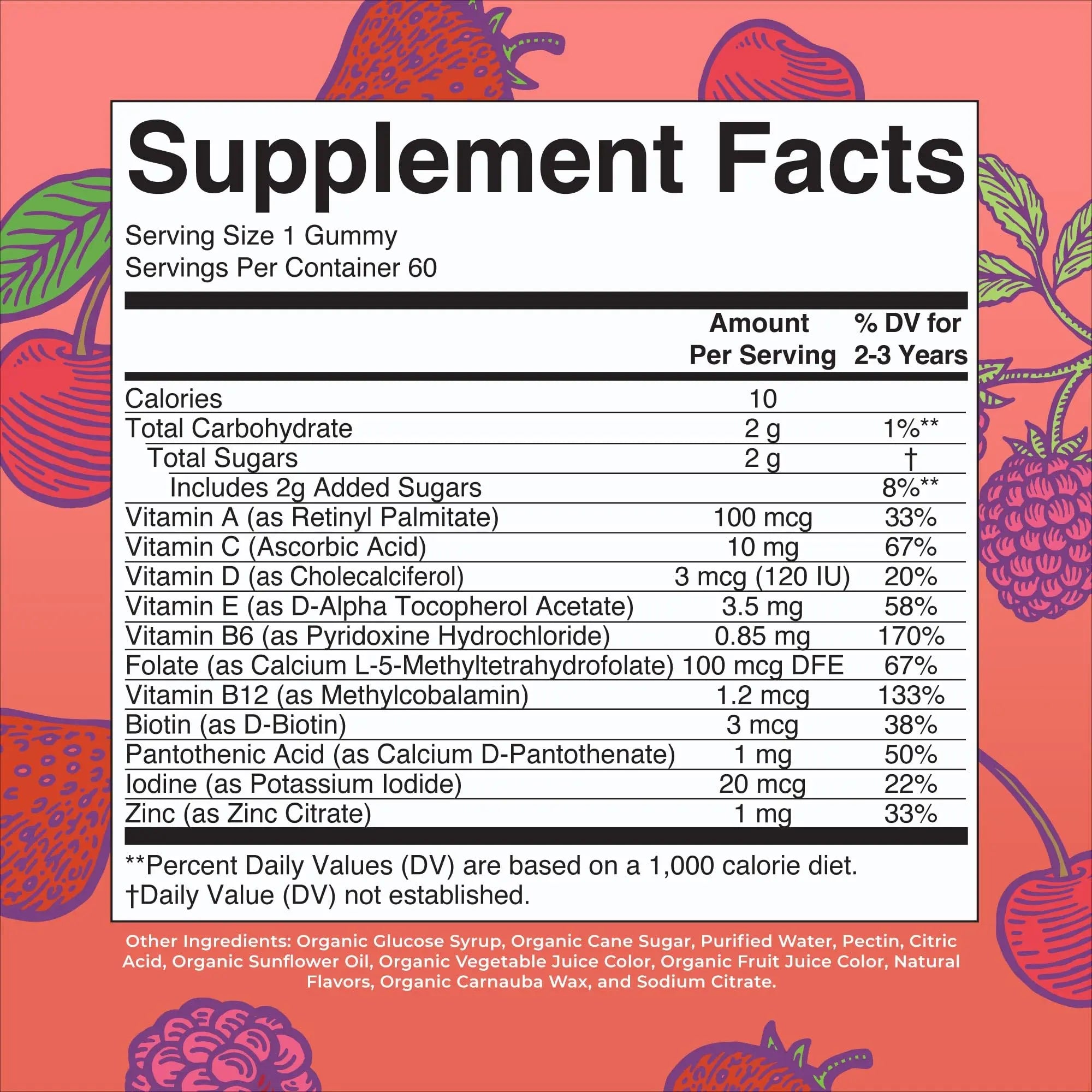 MaryRuth Organics Vitamin Gummy | Kids and Toddlers Age 2+ | USDA | Daily Vitamin C | D3 | Zinc | MaryRuth Organics buy supplements canada