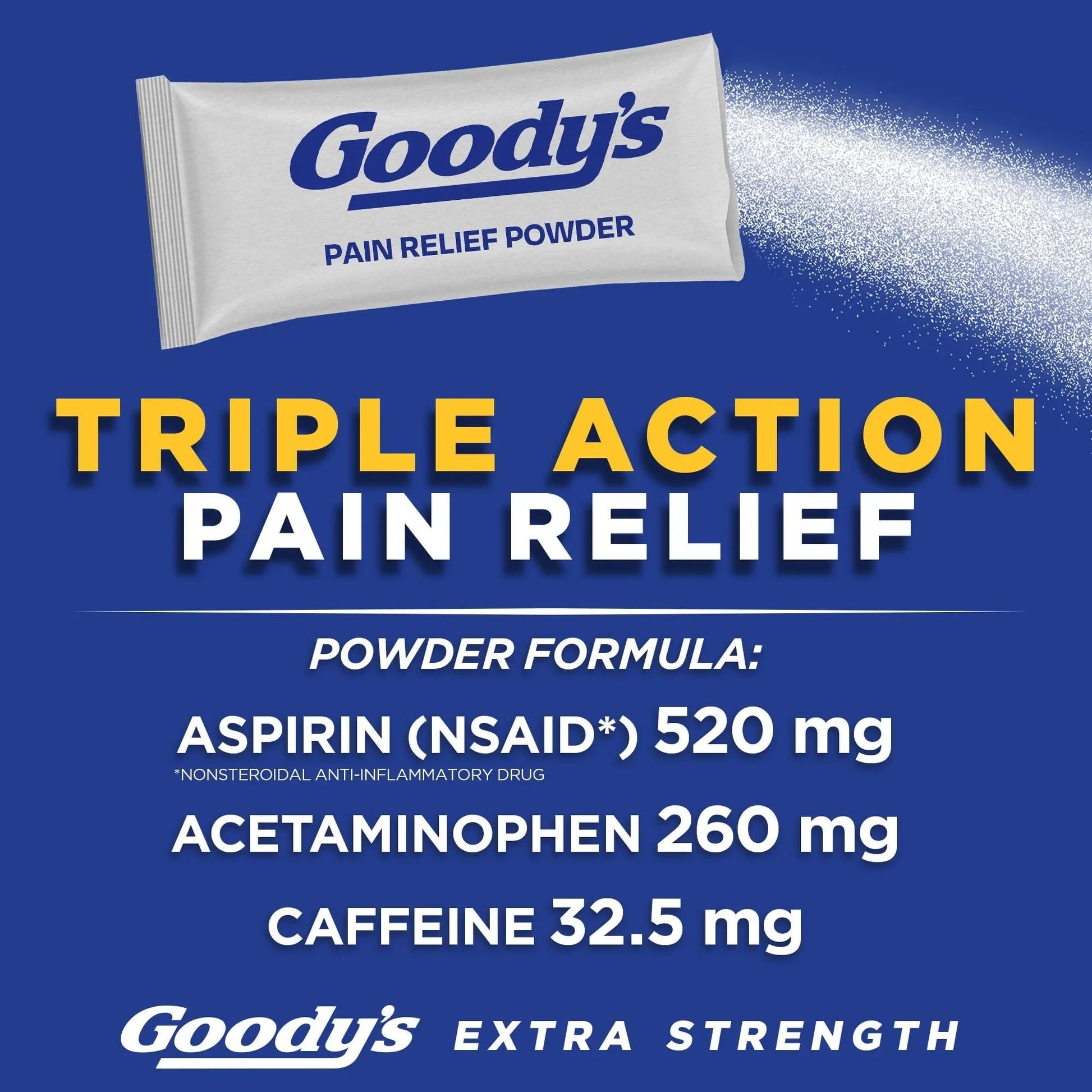 Goody's Pain Relief Powders, Extra Strength Headache Powder, 6 ct (Pack of 1) Goody's buy supplements canada