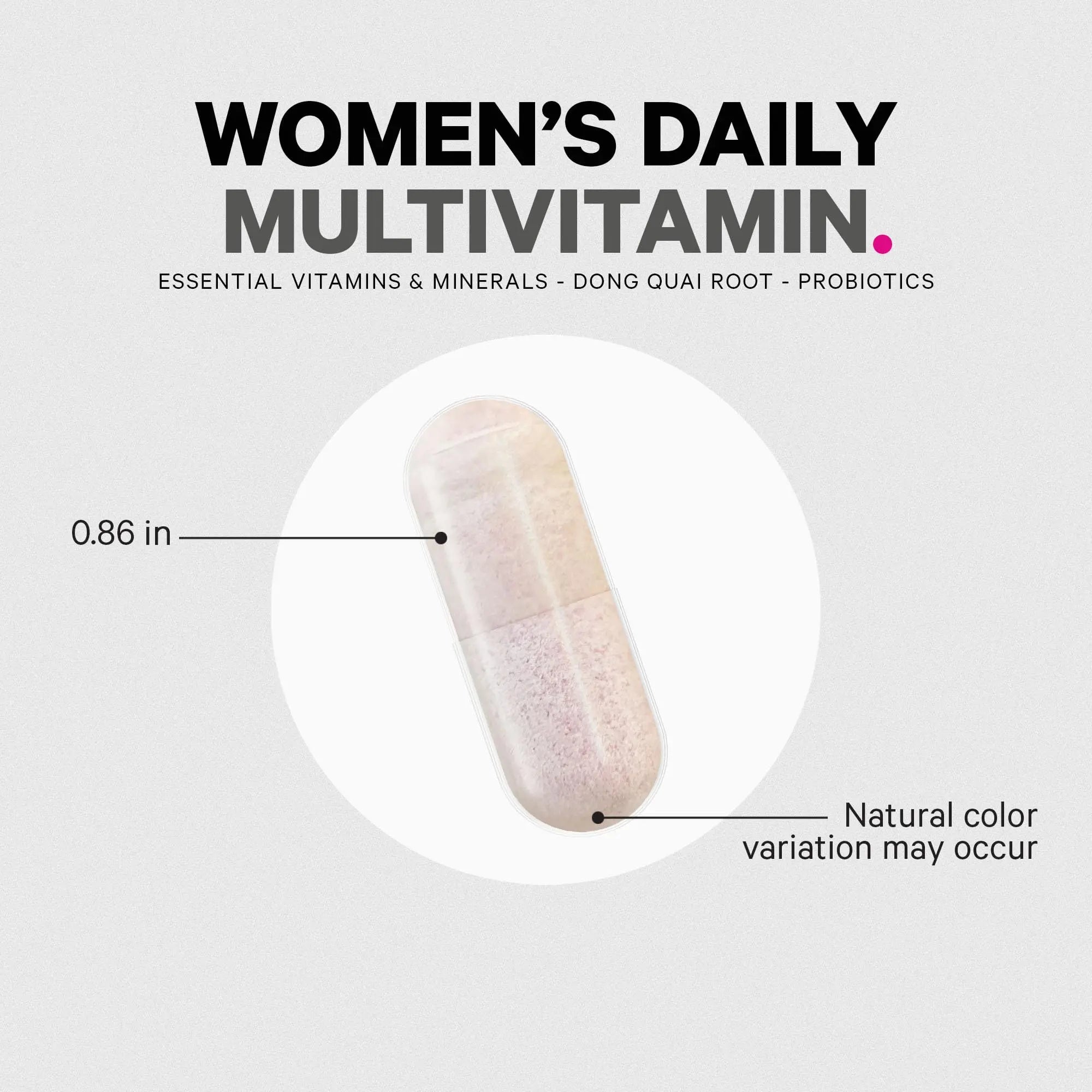 Codeage Women’s Multivitamin - Vitamins A, C, D3, E, B6, B12, Folate, Calcium, Magnesium, Iron, Dong Quai, Probiotics - 1 Capsule Per Serving Codeage buy supplements canada