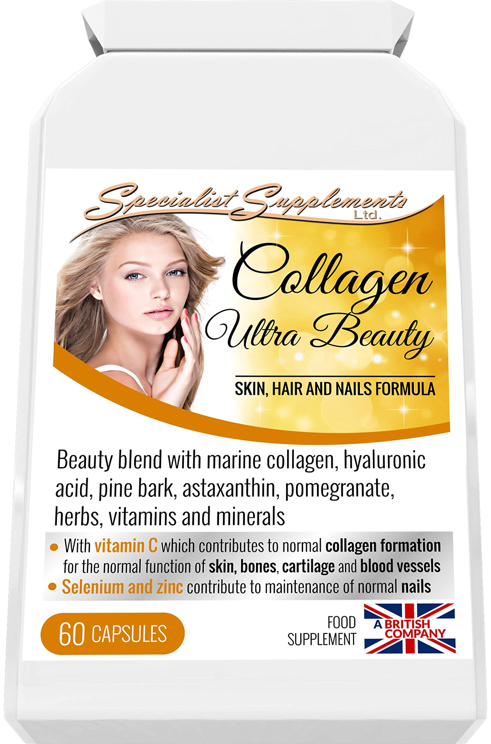 Specialist Supplements Collagen Ultra Beauty Marine Collagen, Hyaluronic Acid, Vitamin, Mineral Specialist Supplements buy supplements canada