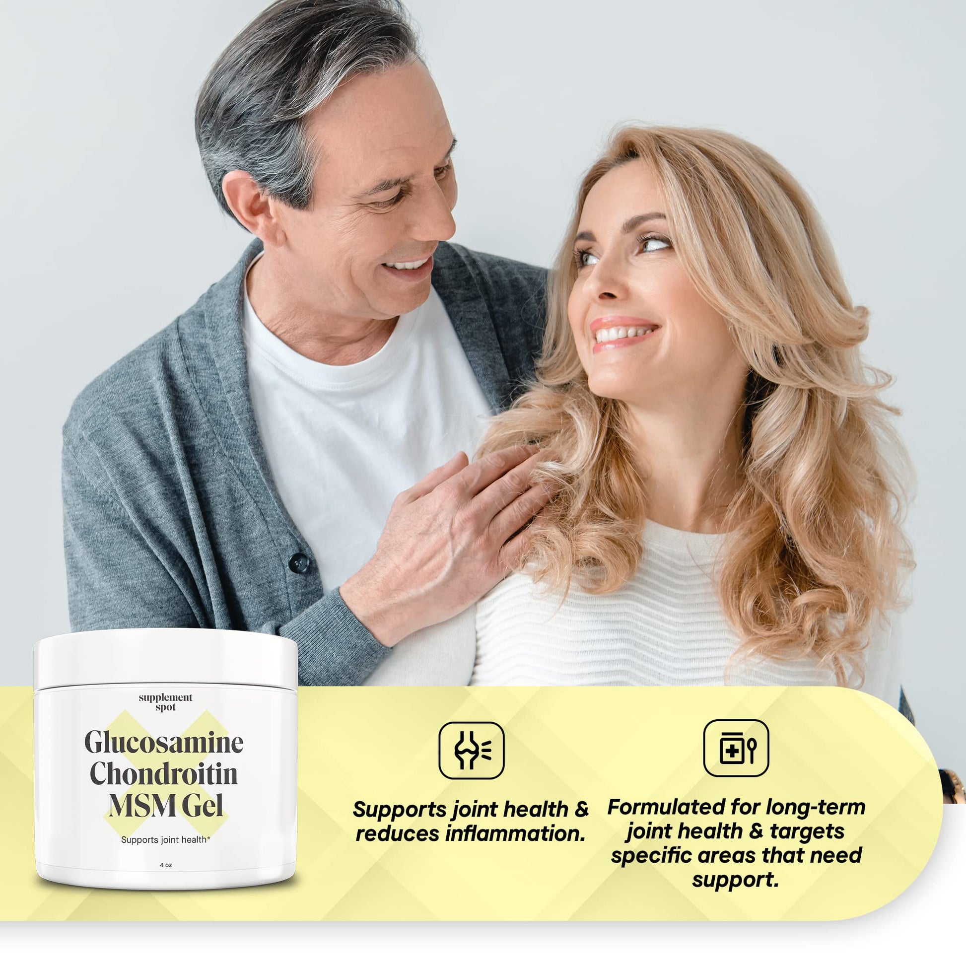 Supplement Spot Capsaicin Roll-On Cream 0.075% - Glucosamine Chondroitin MSM Gel with Bromelain – Joint & Muscle Care Bundle Supplement Spot buy supplements canada