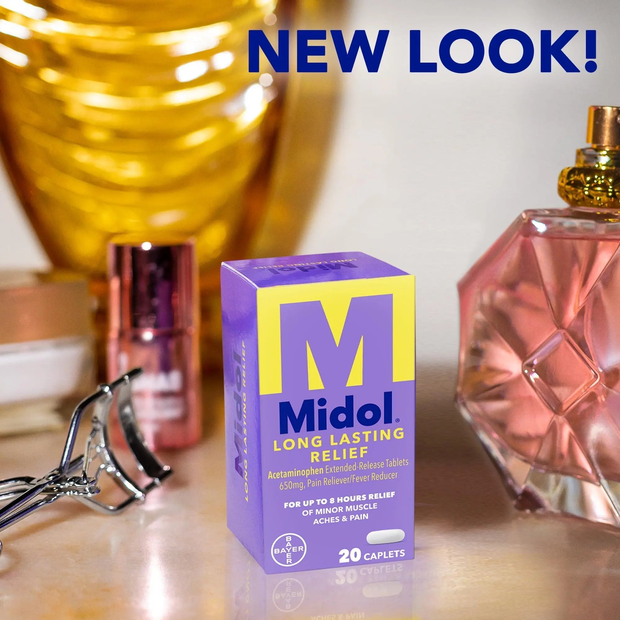 Midol Long Lasting Relief 20ct: Midol Long Lasting Relief, Menstrual Symptom Reliever & Fever Reducer, Caplets with Acetaminophen for Menstrual Pain Relief - 20 Count (Packaging May Vary) Midol buy supplements canada