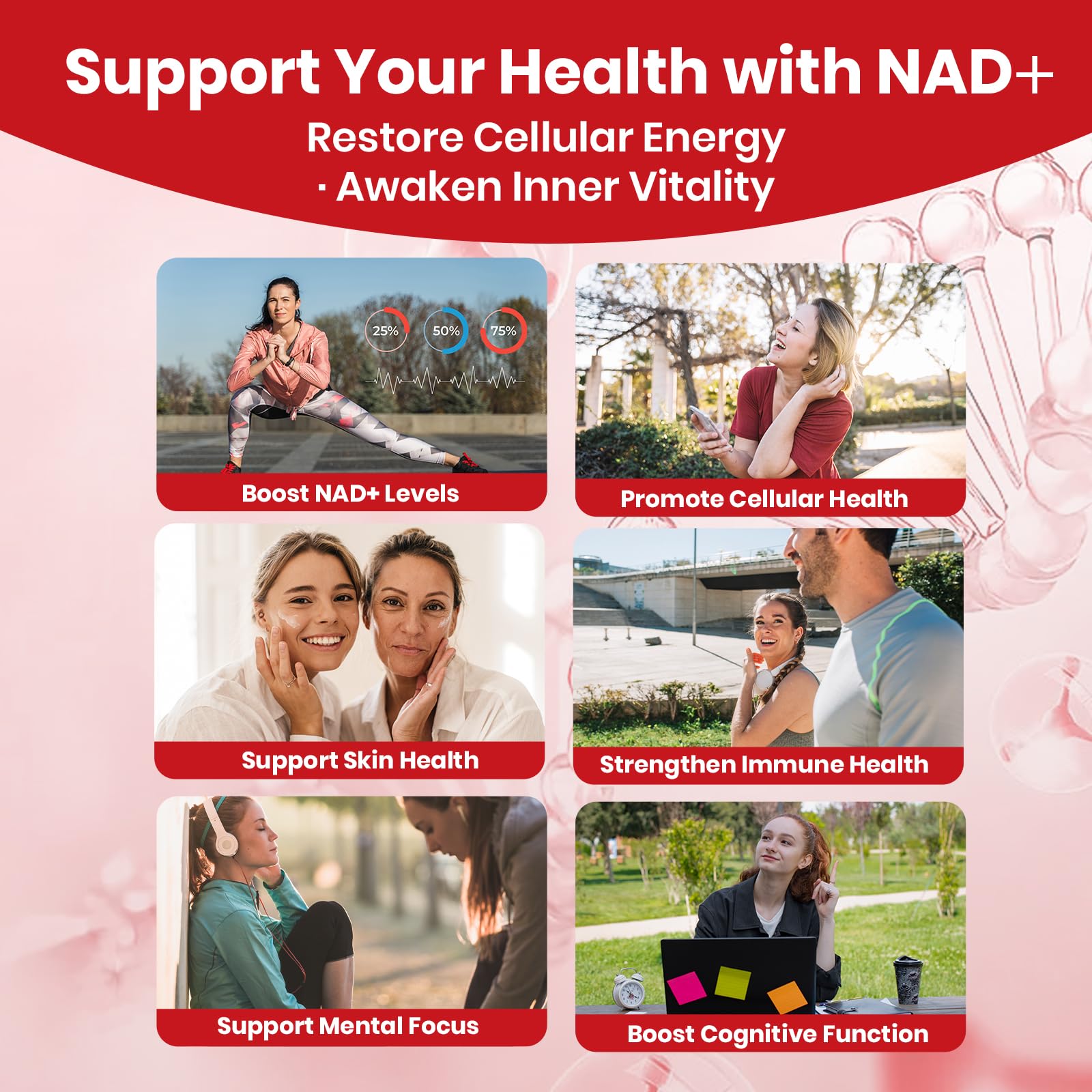 Arofum NAD+ Liquid Supplement 1000mg | 850mg Nicotinamide Riboside with Resveratrol, Quercetin, CoQ10 & Biotin | Cellular Energy, DNA Repair, Healthy Aging | NAD Supplements for Women & Men 30 Packets Arofum buy supplements canada