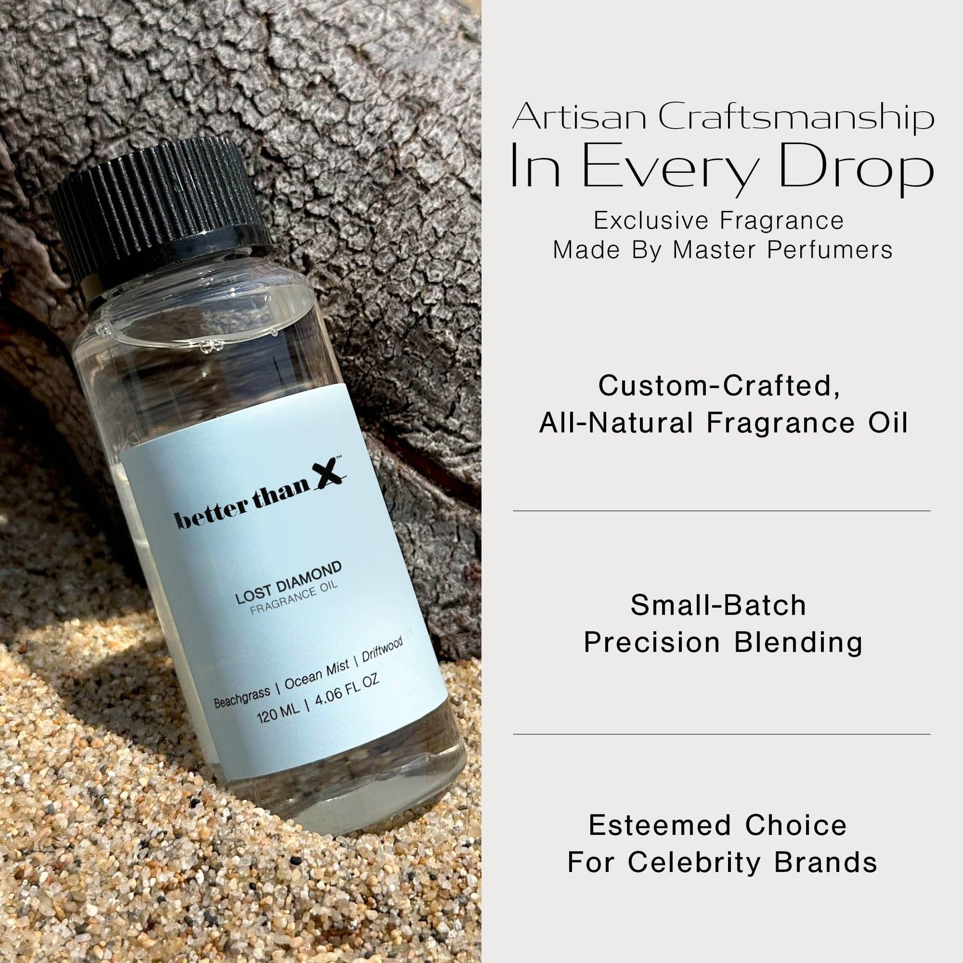 Better Than X Beachgrass Fragrance Oil - Lost Diamond Oceanic Scent for Diffusers - Premium Scent BETTER THAN X buy supplements canada