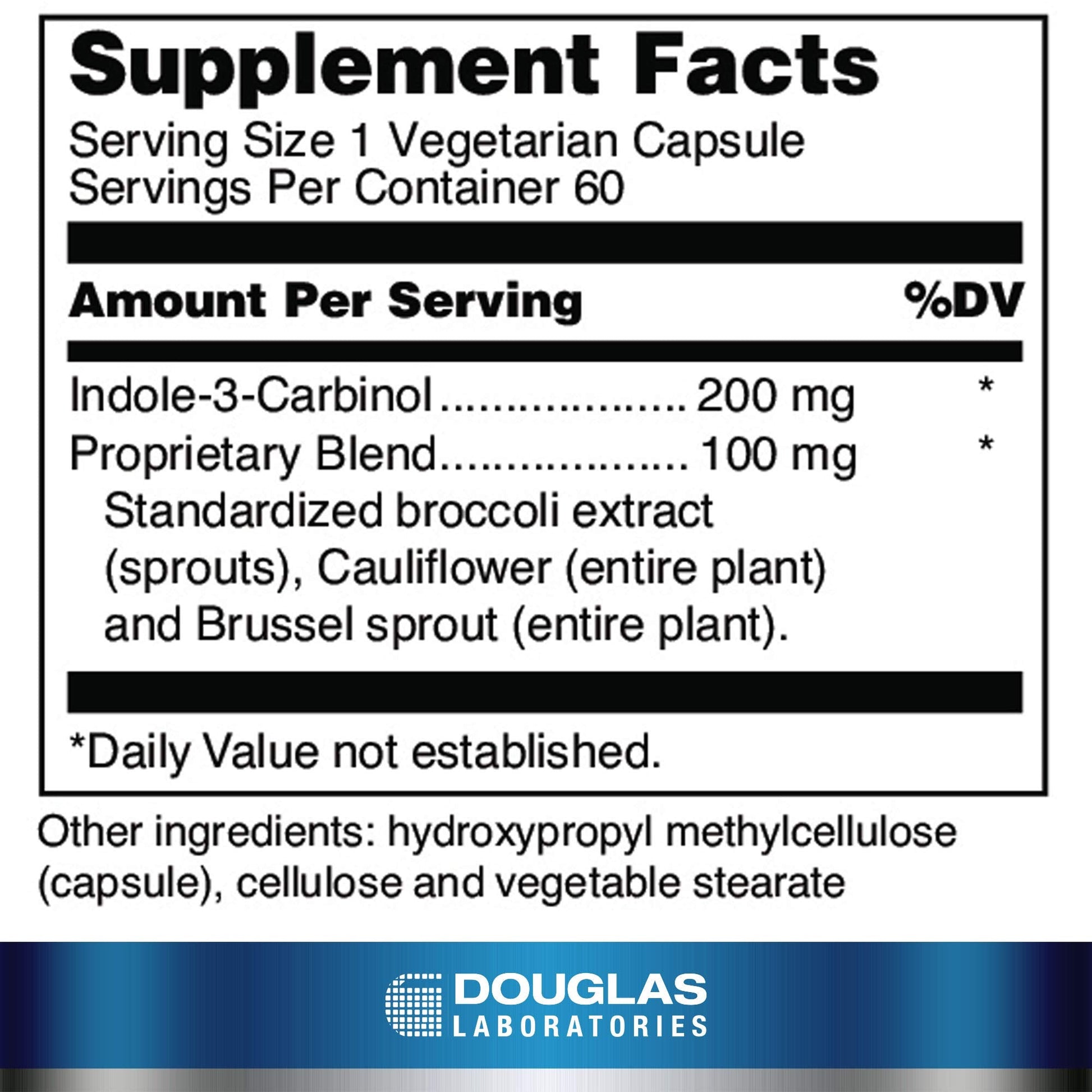 Douglas Laboratories Ultra I-3-C | Indole-3-Carbinol is a Proprietary Blend of Cruciferous Vegetables | 60 Capsules Douglas Laboratories buy supplements canada