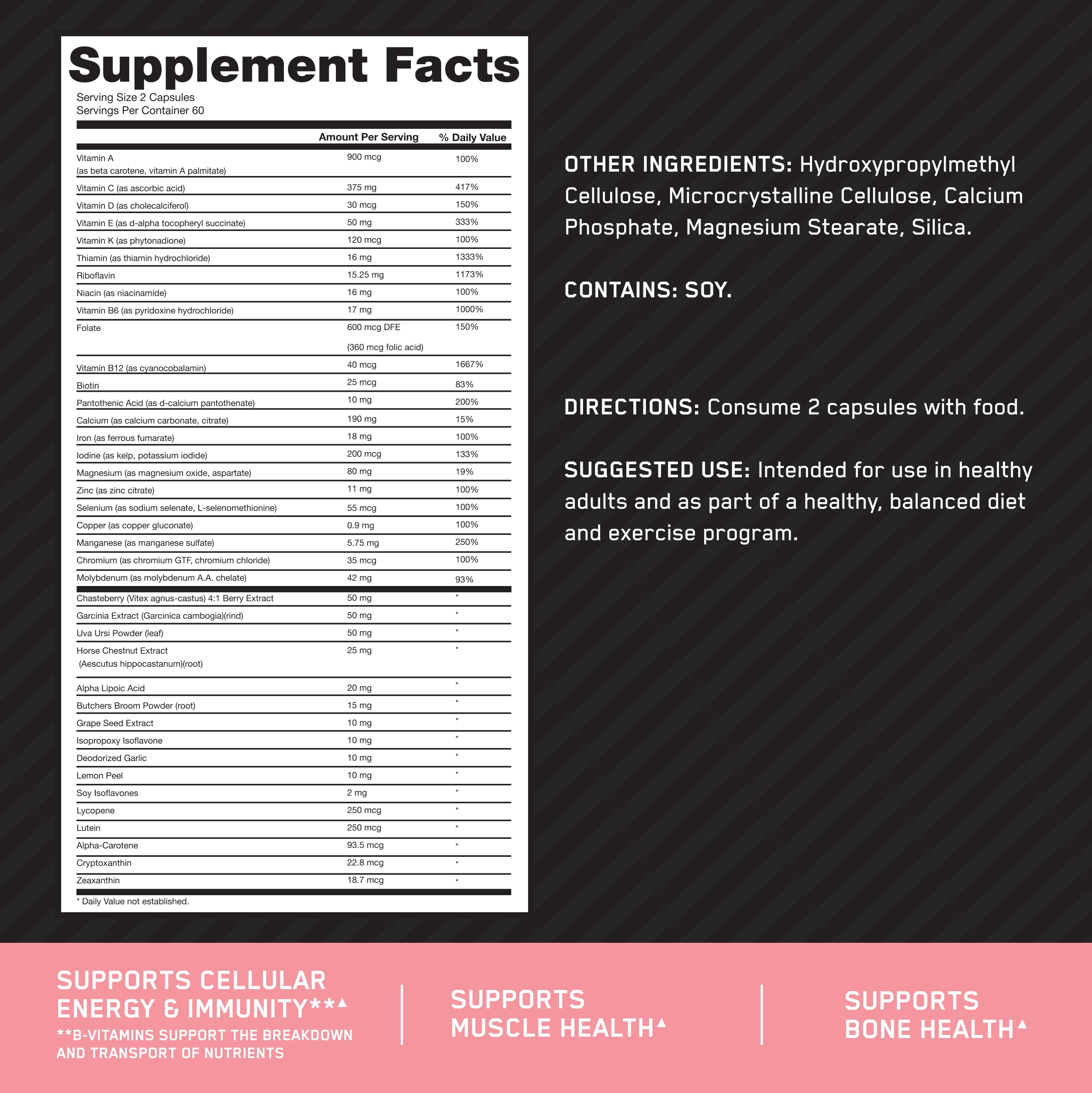 Optimum Nutrition Opti-Women, Vitamin C, Zinc and Vitamin D for Immune Support Optimum Nutrition buy supplements canada