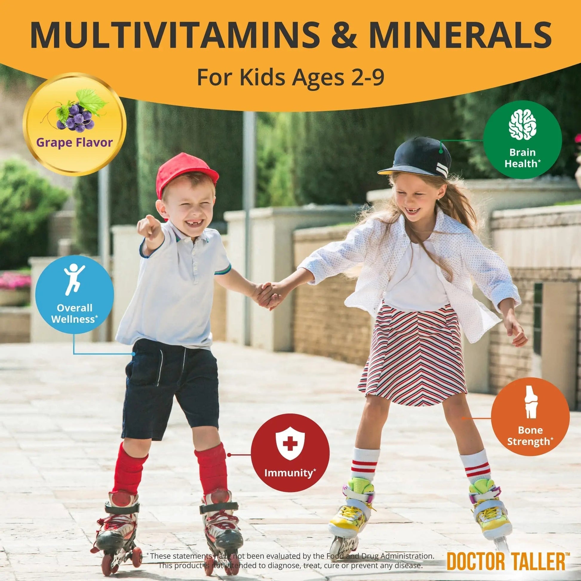 NuBest Doctor Taller Kids - Kids Multivitamins, Toddler Vitamins - Support Healthy, Immunity and Bone Strength for Ages 2 to 9 NuBest buy supplements canada