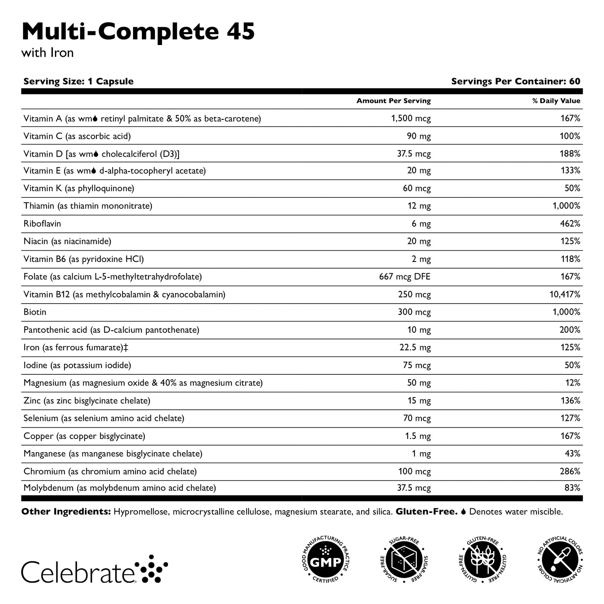 Celebrate Vitamins Multi-Complete | Bariatric Multivitamin with 45 mg Iron—Daily Essential Vitamins & Minerals Celebrate Bariatric Supplements buy supplements canada