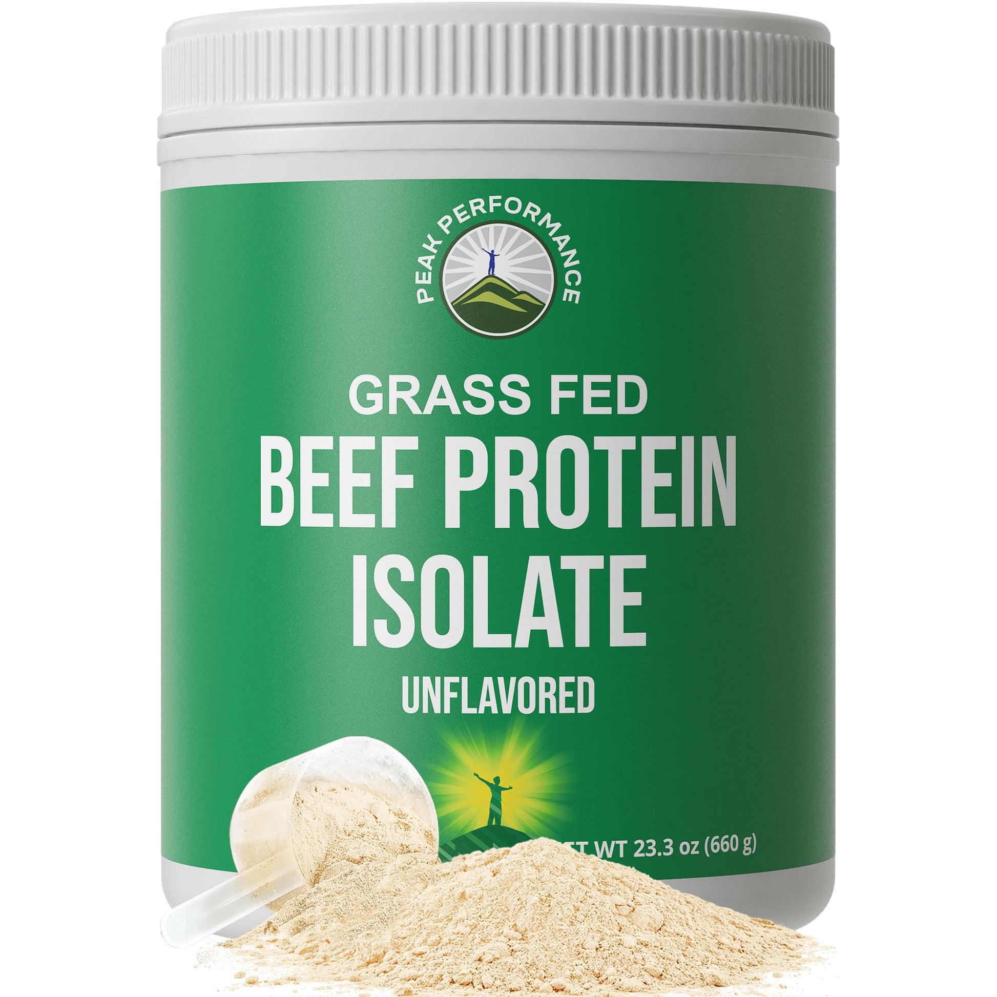 Grass Fed Beef Protein Powder - Lactose Free Great Tasting Beef Protein Isolate. Complete Animal Based Non Dairy Paleo Carnivore Supplement for Prime Muscle Building. No Whey. Unflavored Peak Performance buy supplements canada