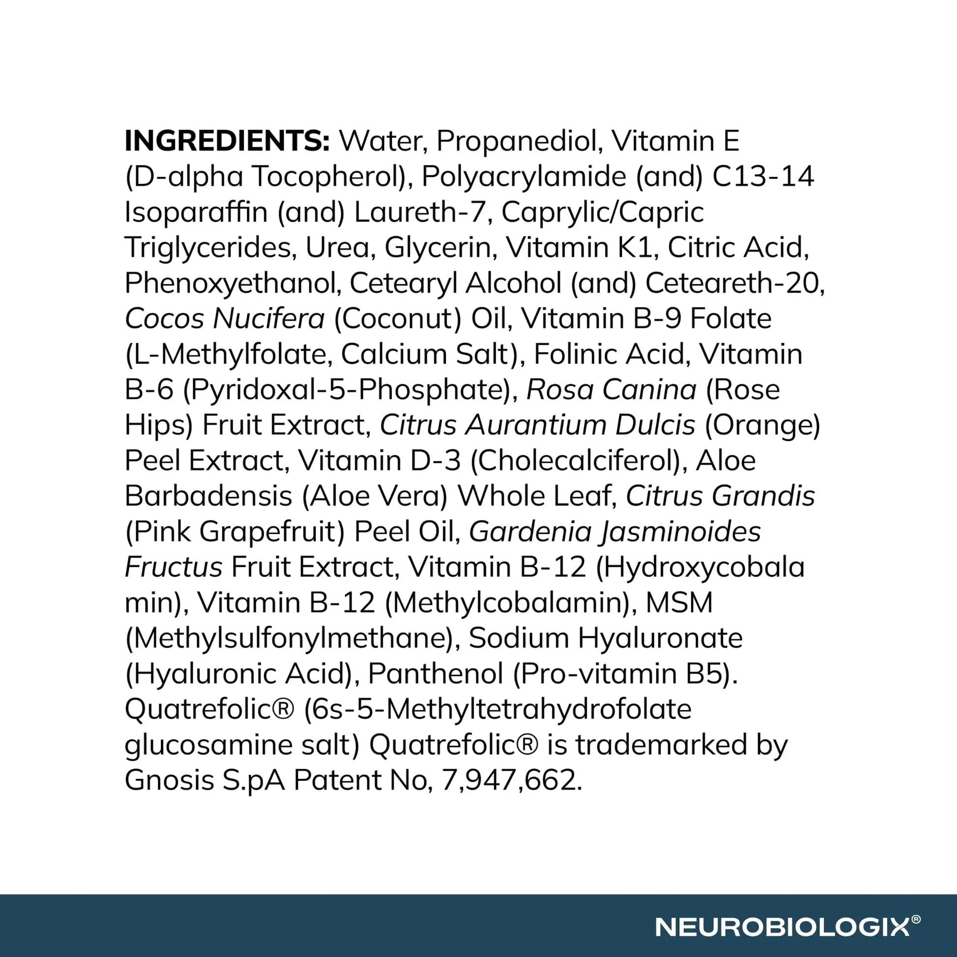 Neurobiologix Methylation Pro Topical for Men and Women, Bioactive B Vitamin Cream with Methylfolate, B6, B12, D3 & K1, Supports Cellular Energy Neurobiologix buy supplements canada