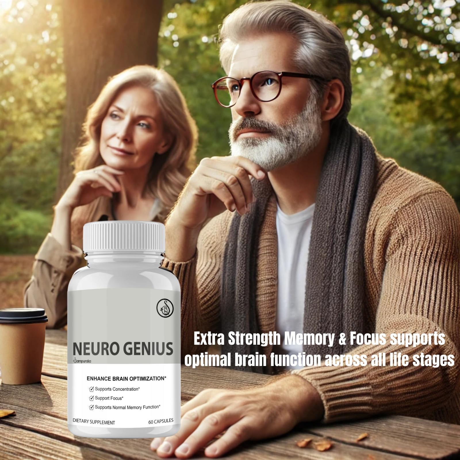 Neuro Genius Advanced Cognitive Support Supplement to uplock Brain Potential Sampuraka buy supplements canada