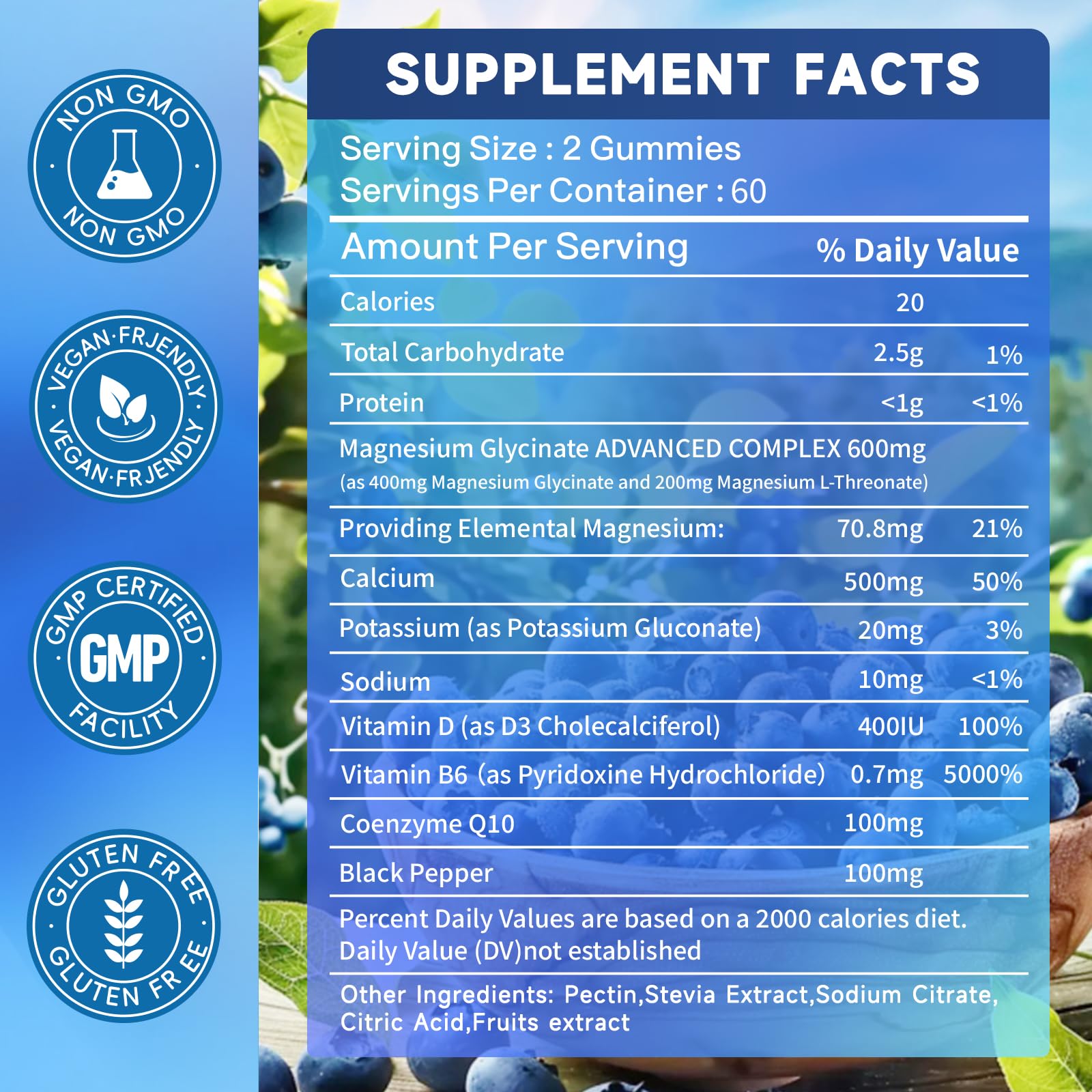 Nedtol Magnesium Glycinate Gummies 600mg, Sugar Free Magnesium Potassium Supplement for Adults with Magnesium L-Threonate, Vitamin D, B6,and CoQ10 for Sleep, Body Support and Relaxation,120 Count Nedtol buy supplements canada