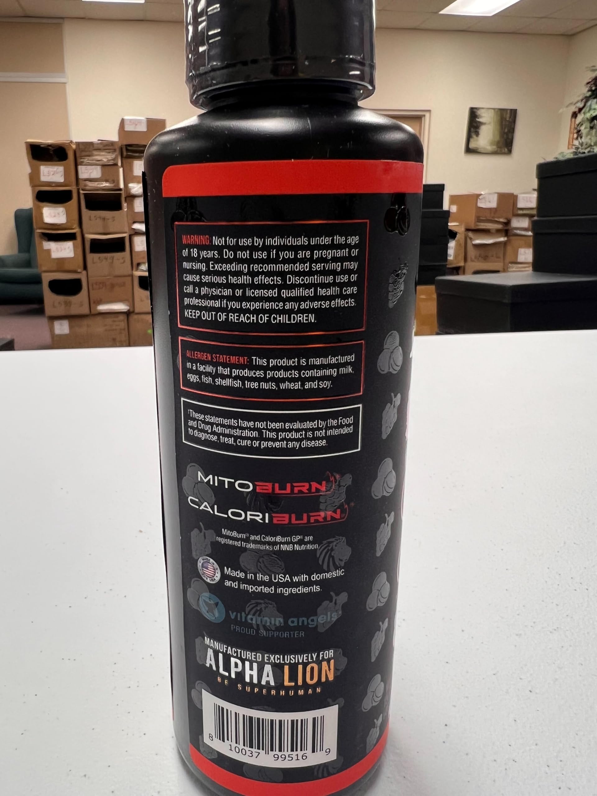 ALPHA LION Burn2O L-Carnitine Liquid 2000mg – Stim Free Super Thermogenic Fat Burner with MitoBurn® & CaloriBurn GP®, Metabolism Booster, Zero Calorie ALPHA LION buy supplements canada