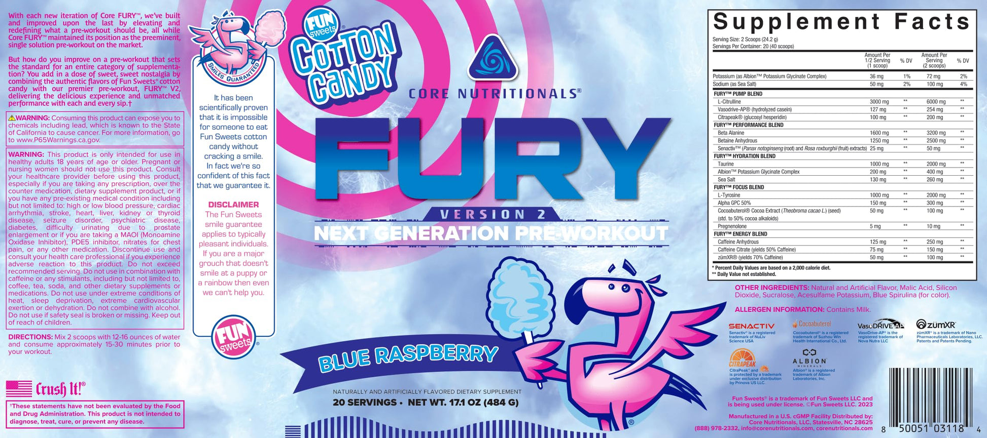 Core Nutritionals Fury V2: Pre-Workout Powder to Maximize Performance in The Gym Core Nutritionals buy supplements canada
