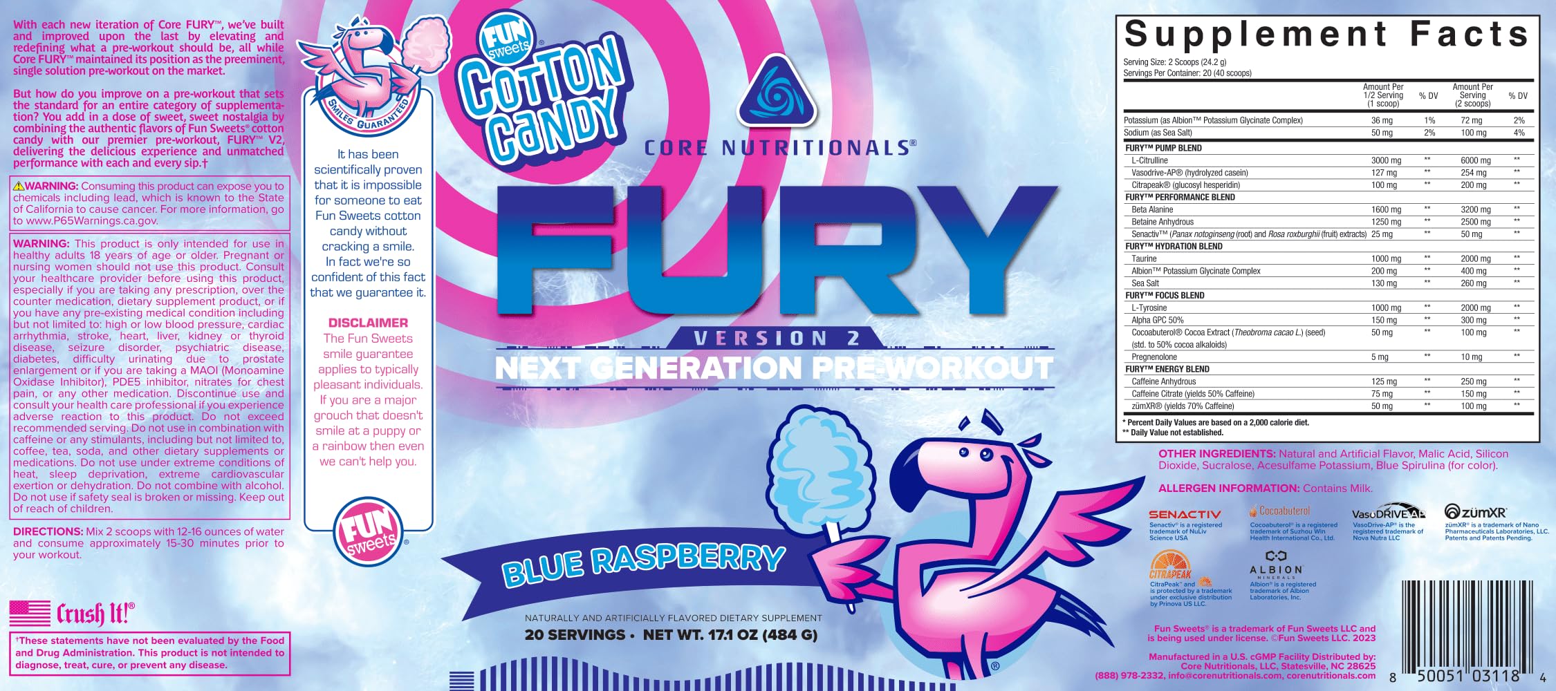 Core Nutritionals Fury V2: Pre-Workout Powder to Maximize Performance in The Gym Core Nutritionals buy supplements canada